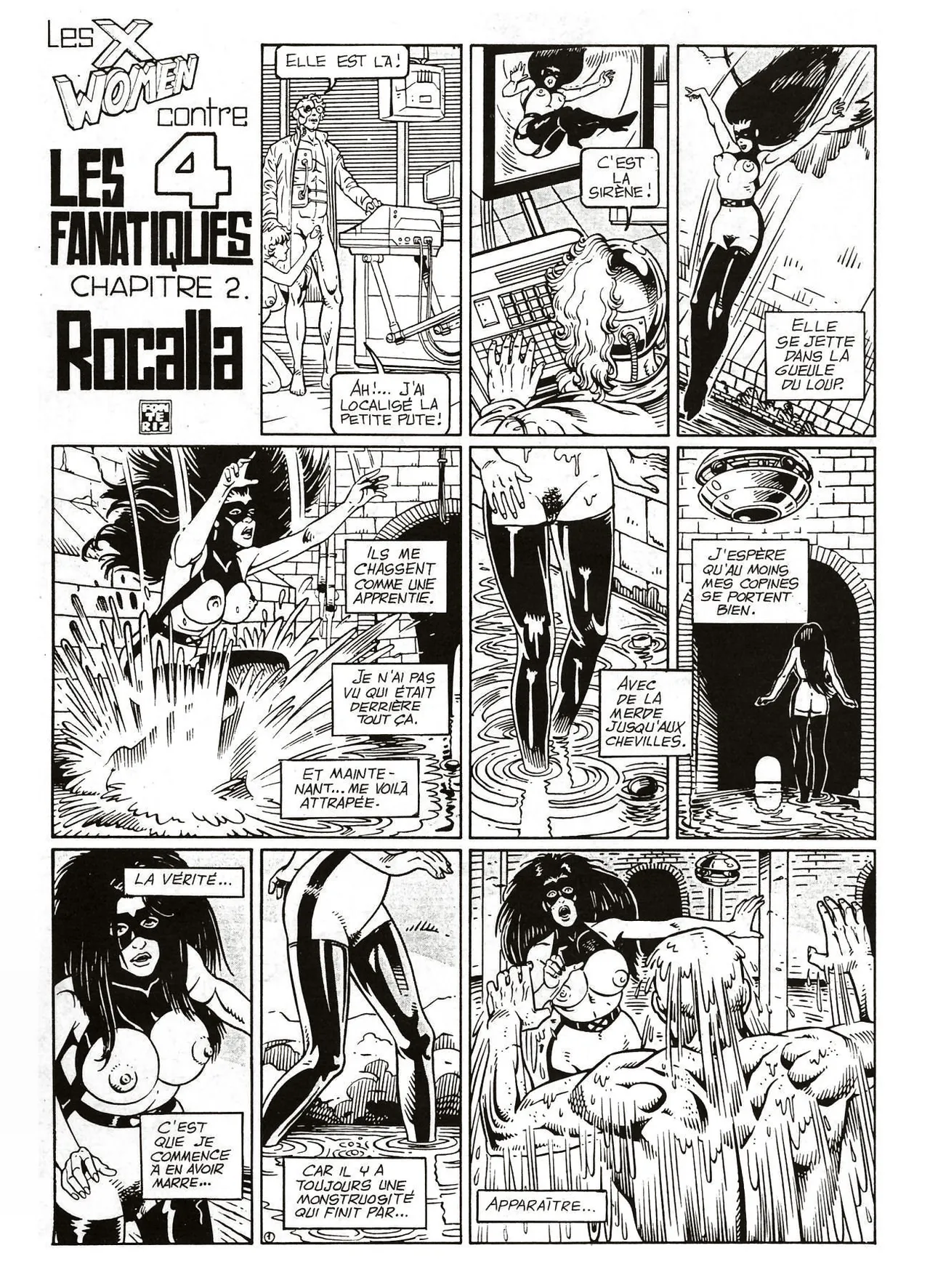 José Rafael Fonteriz - Les Xwomen contre Les 4 Fantastiques #2 : Rocalla page 2 full