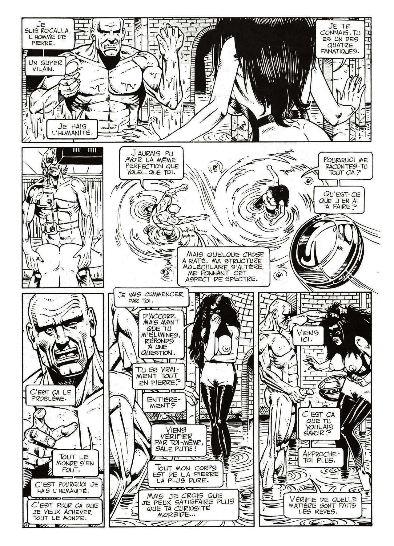 José Rafael Fonteriz - Les Xwomen contre Les 4 Fantastiques #2 : Rocalla page 3 full
