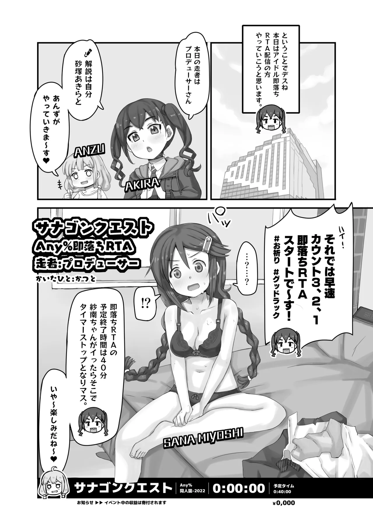 Sanagon Quest Any% Sokuochi RTA Sousha: Producer page 4 full