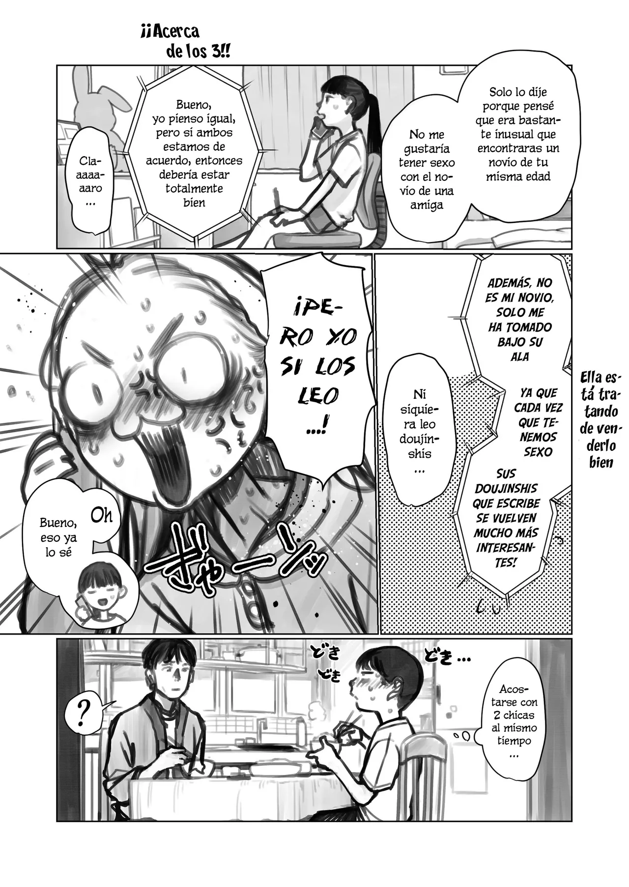 Shitei &amp; Manadeshi &amp; Konoha-chan 3P｜Maestro, Discípula Amada y Konoha-chan 3P page 5 full