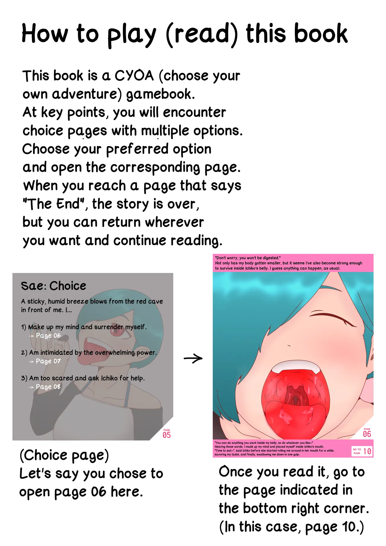 Choose Your Own Adventure: Exploring Ichiko-san's Body page 1 full