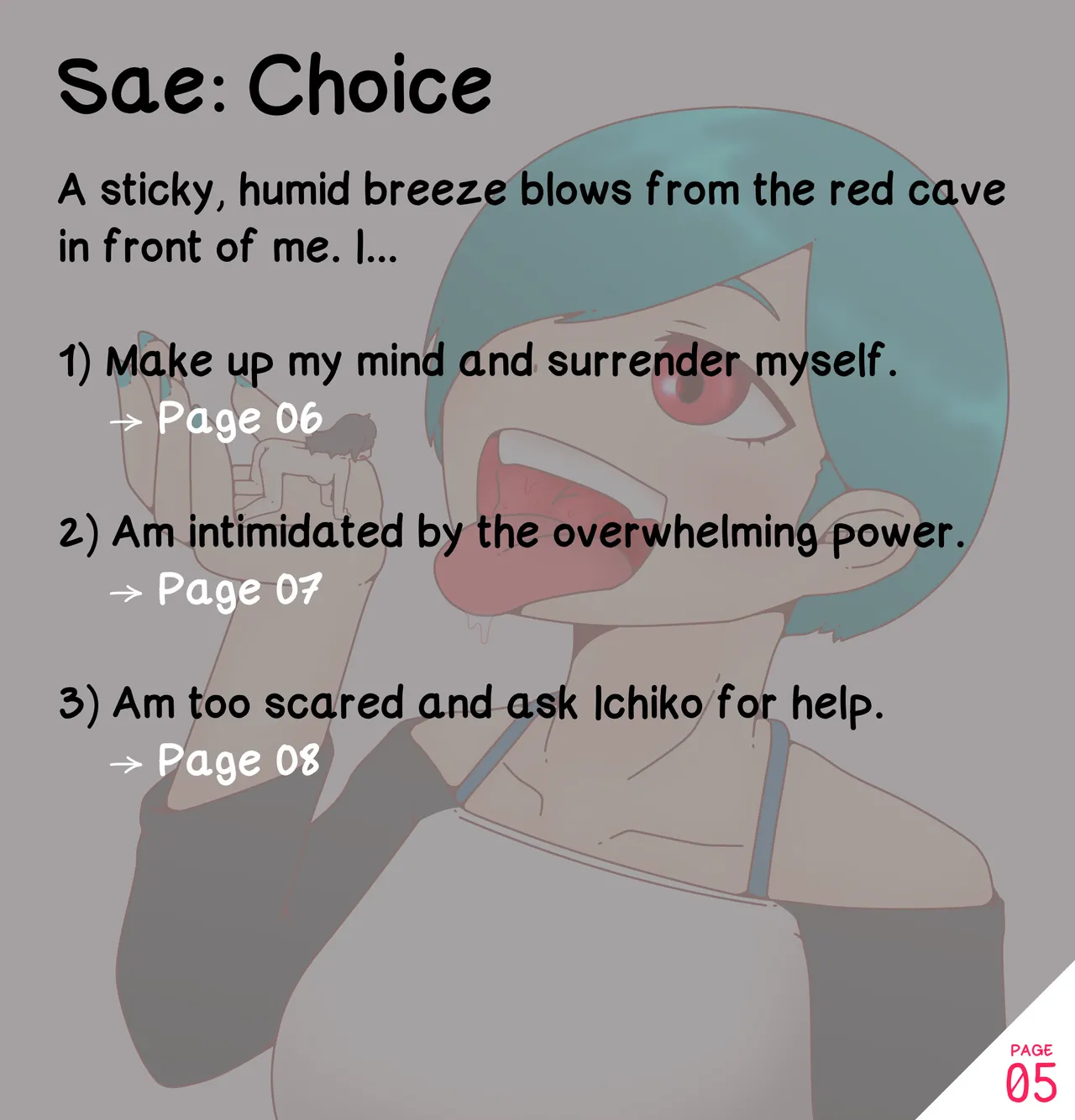 Choose Your Own Adventure: Exploring Ichiko-san's Body page 6 full