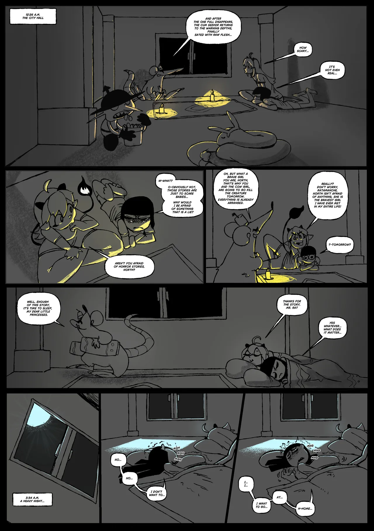 Destroy All Enemies: The Cum Seeker page 3 full