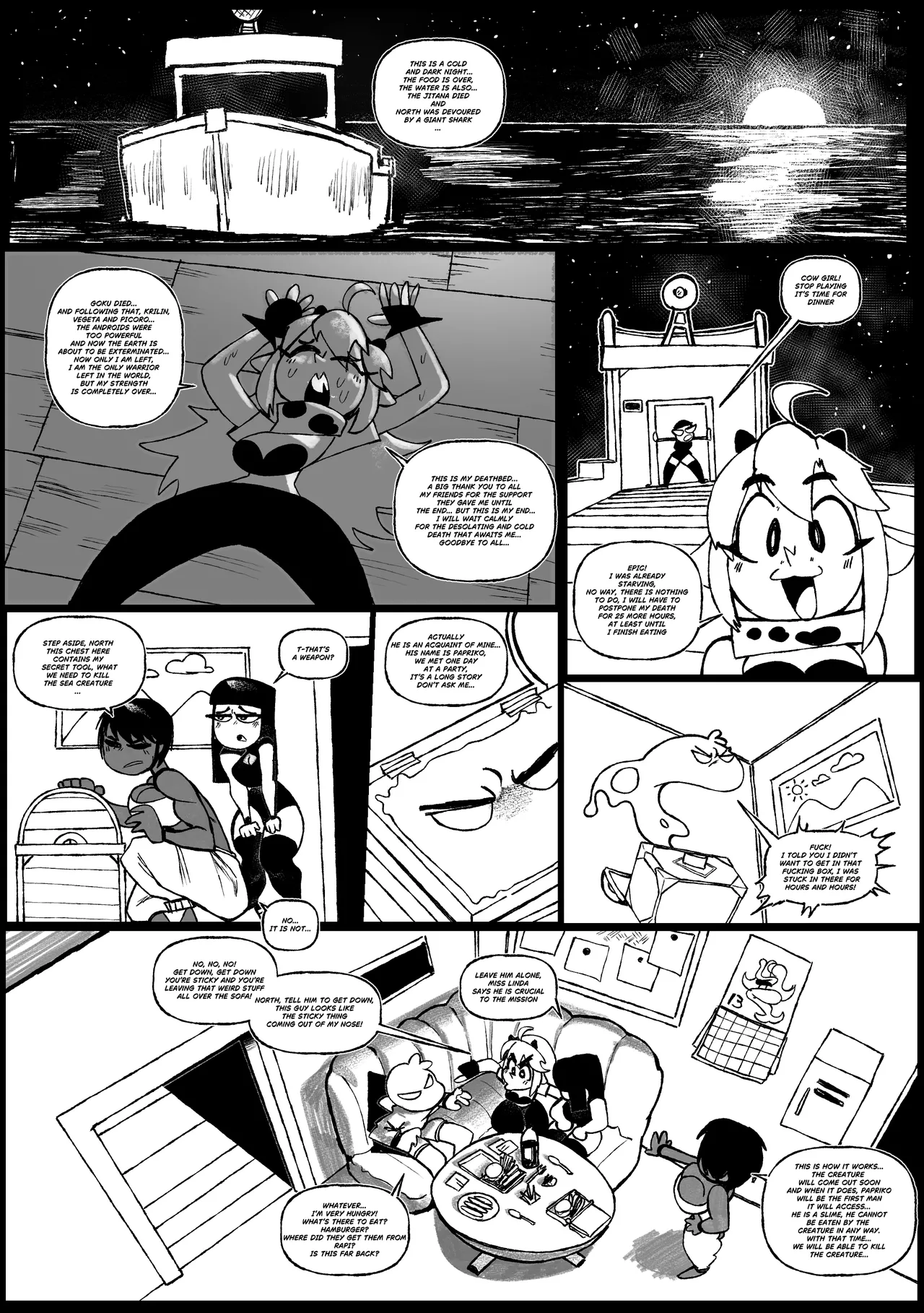 Destroy All Enemies: The Cum Seeker page 9 full