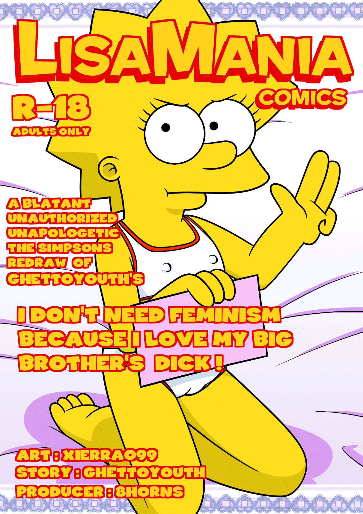 LisaMania - I don't need feminism because I love my big brother's dick cover