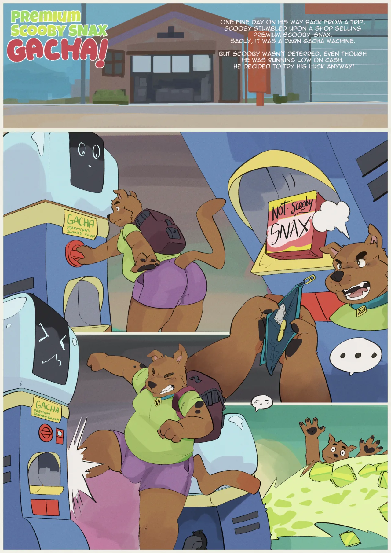Premium Scooby-Snax page 1 full