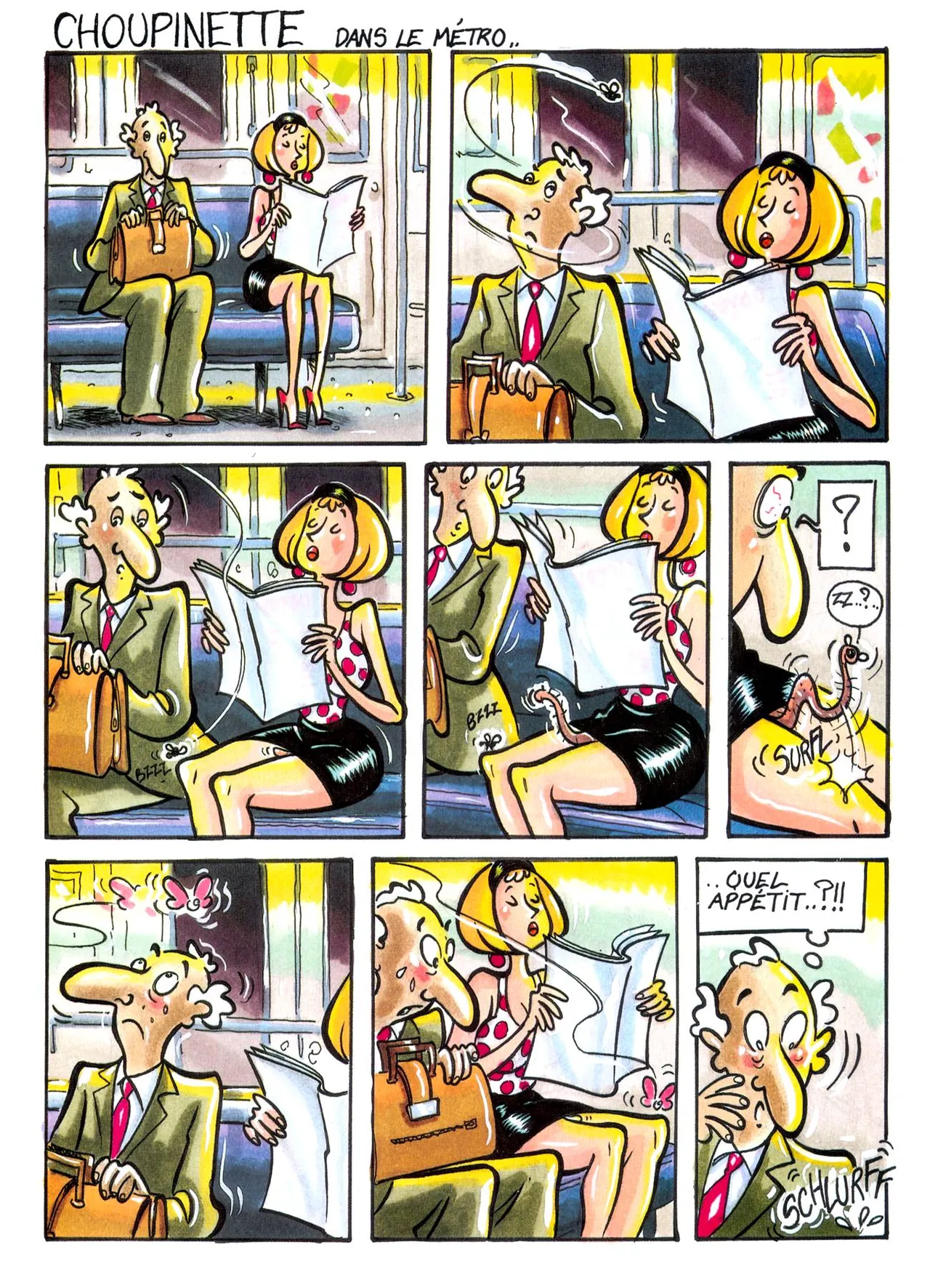 Rocheret  &amp; Muze - Choupinette : Dans le Métro … page 2 full