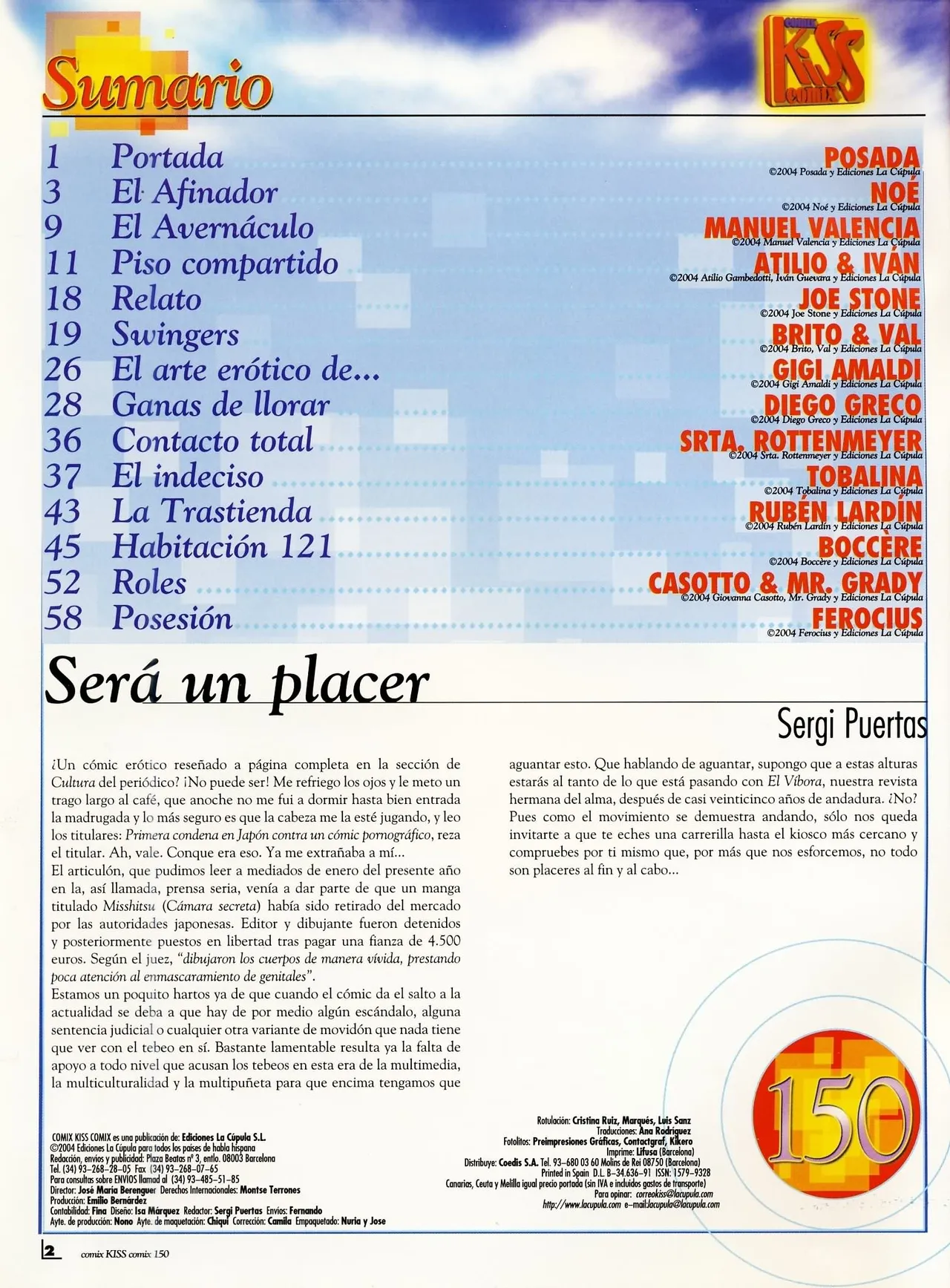 Kiss Comix #150 page 2 full