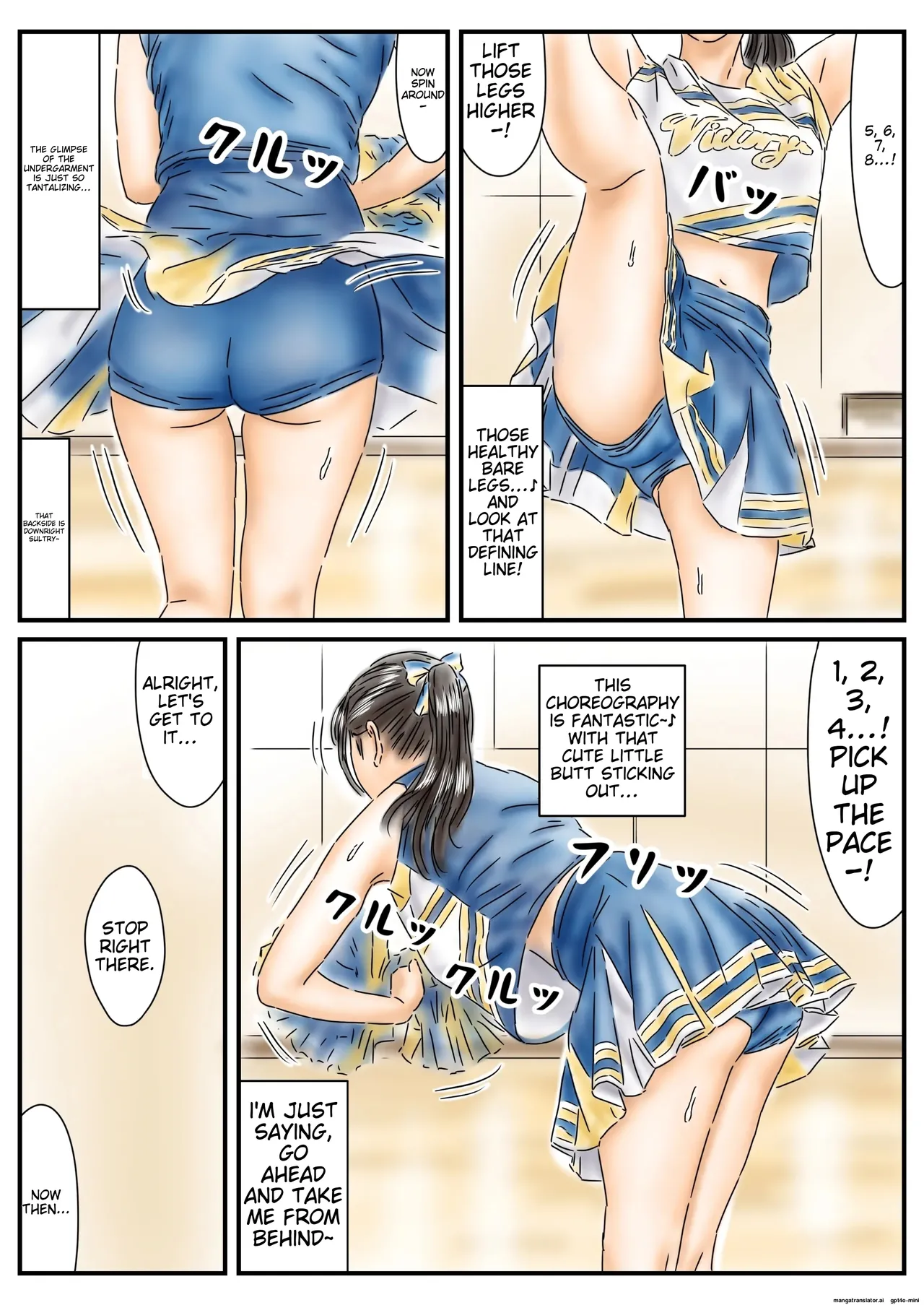 Time Stop! The youthful cheerleaders and student council president are so dazzling that I'm going to stain them with sperm page 4 full