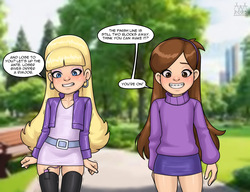 [aaaninja] Pacifica and Mabel (Gravity Falls)