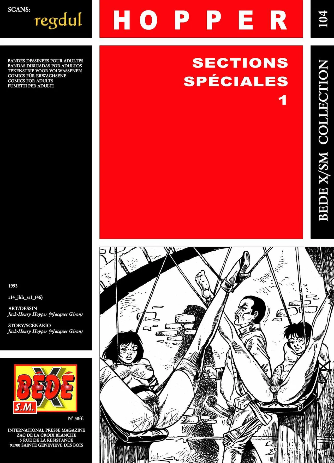 Jack-Henry Hopper  - Sections spéciales #1 page 1 full