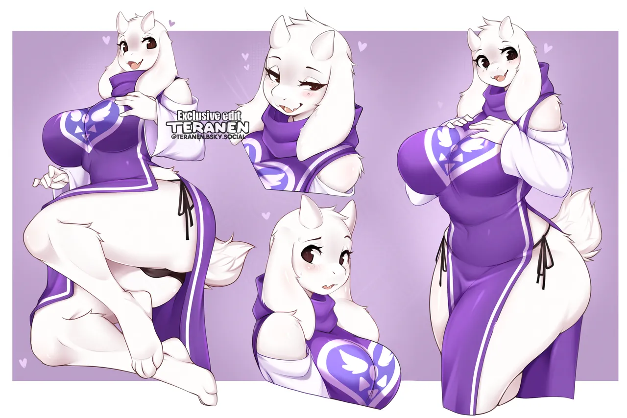 Toriel sketch sheet edits page 6 full