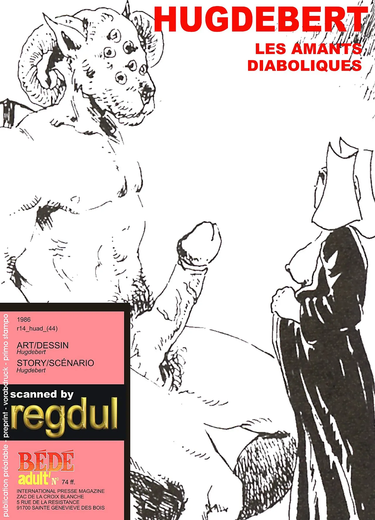 Hugdebert  - Les amants diaboliques page 1 full