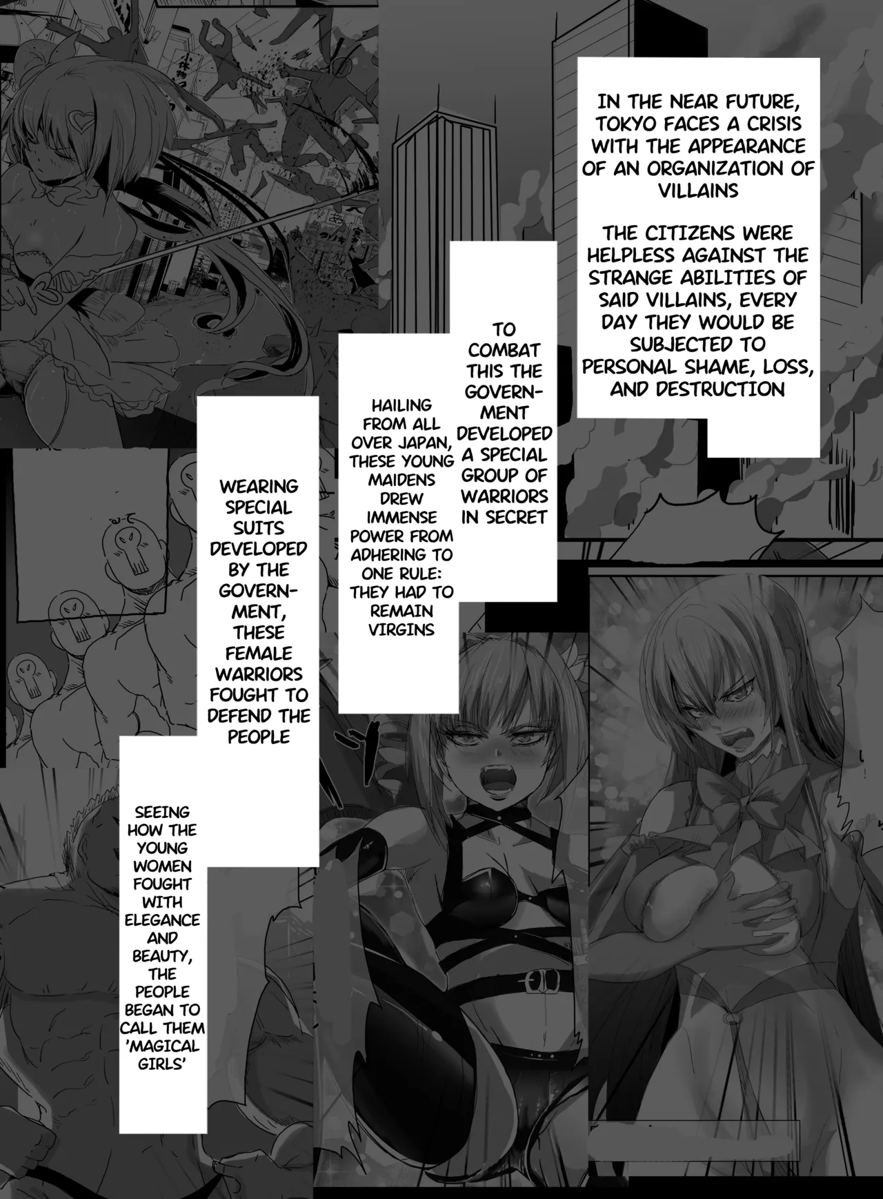 Magical Girl VS Machine Rape Training | Mahou Shoujo VS Kikaikan Choukyou page 2 full