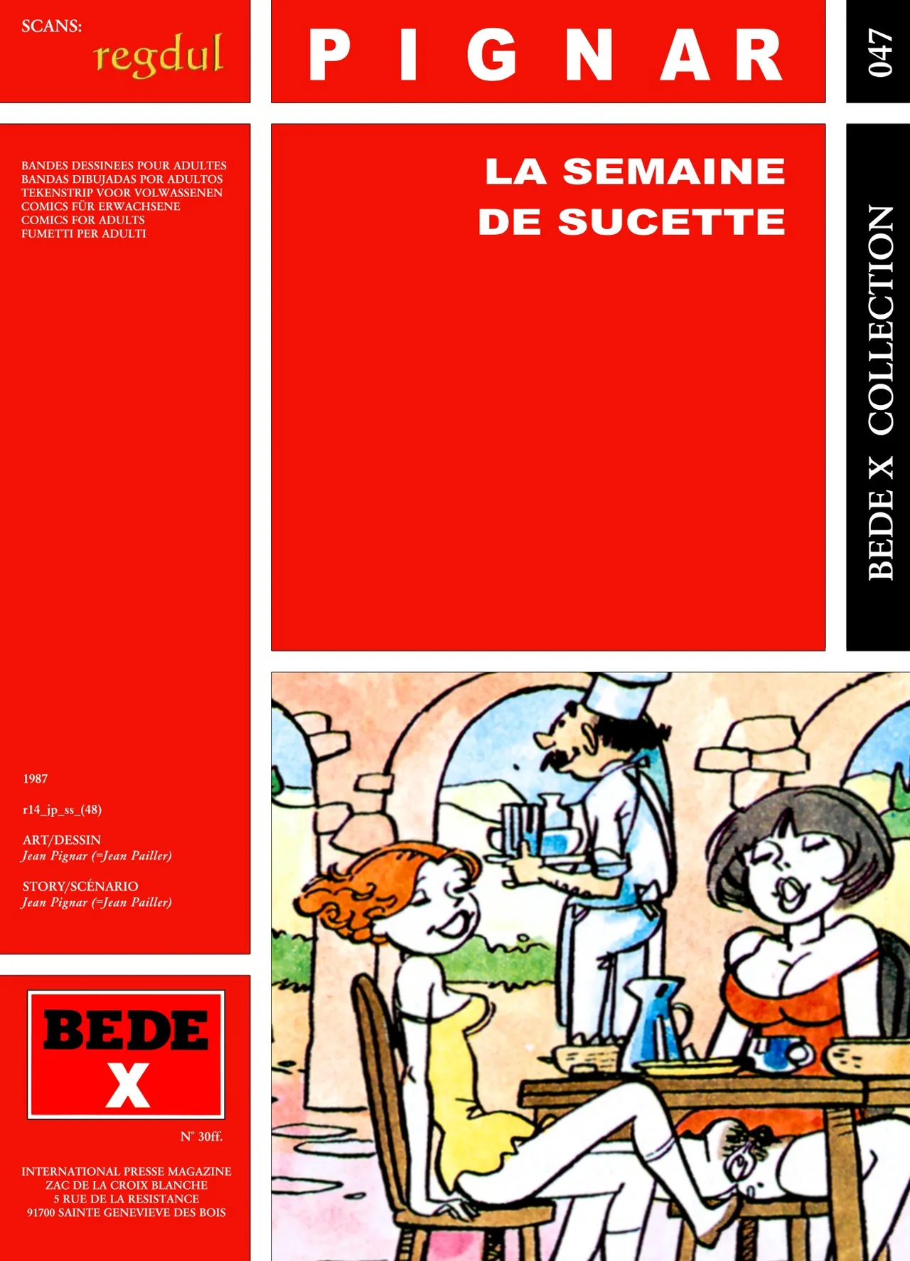 Jean Pignar  - La semaine de Sucette page 1 full