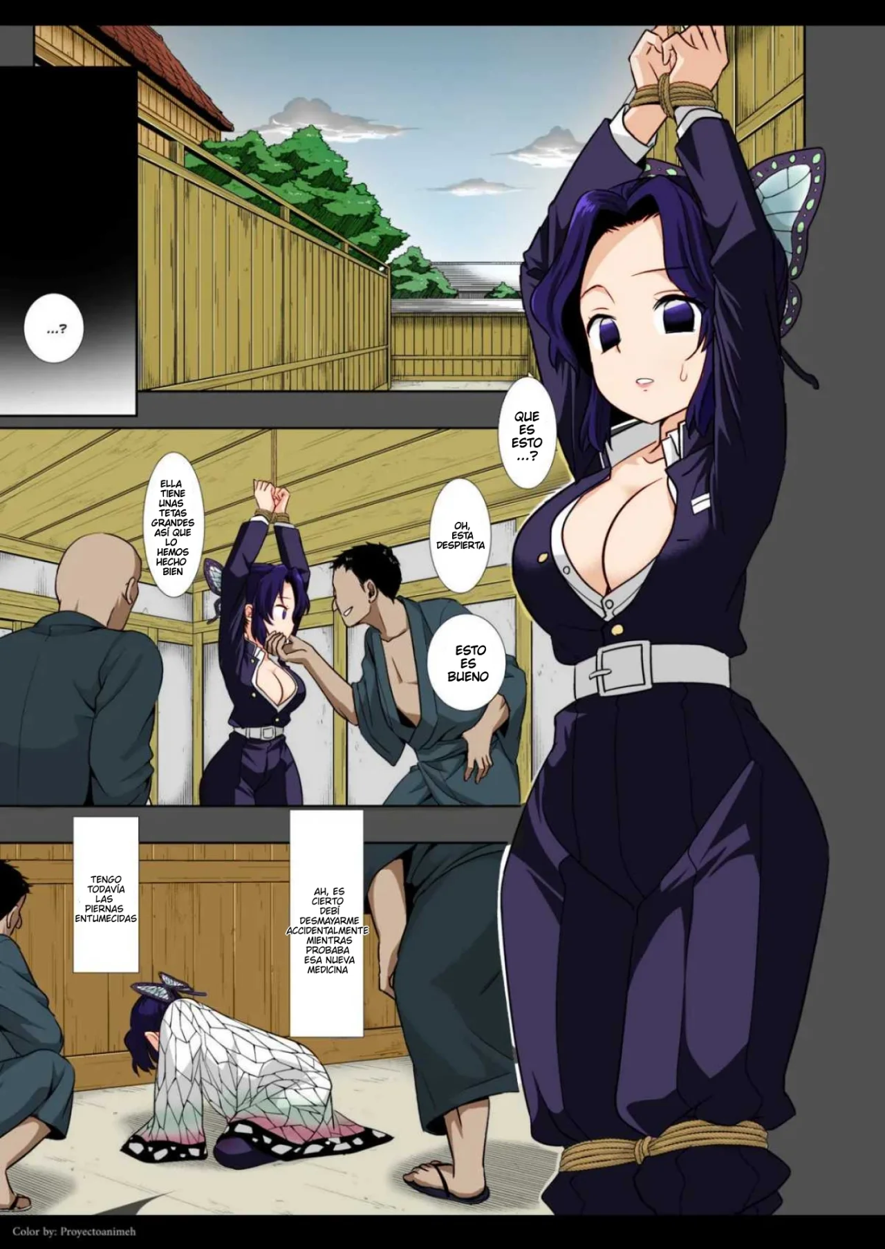 Shinobu Kousoku Rinkan | Shinobu Atada y Violada en Grupo page 3 full