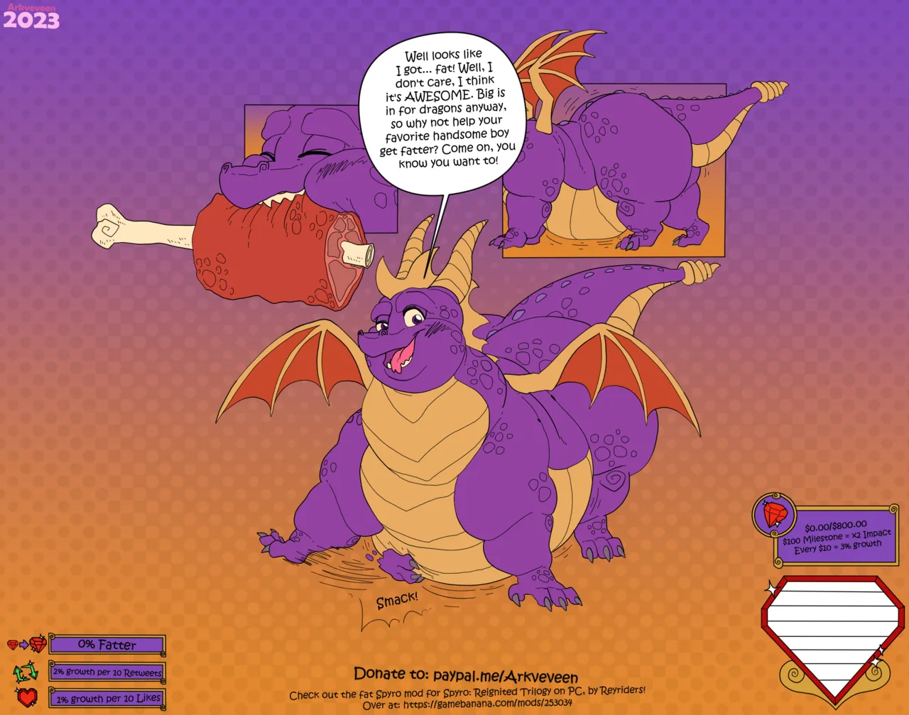Supersized Spyro Weight Gain Drive page 1 full