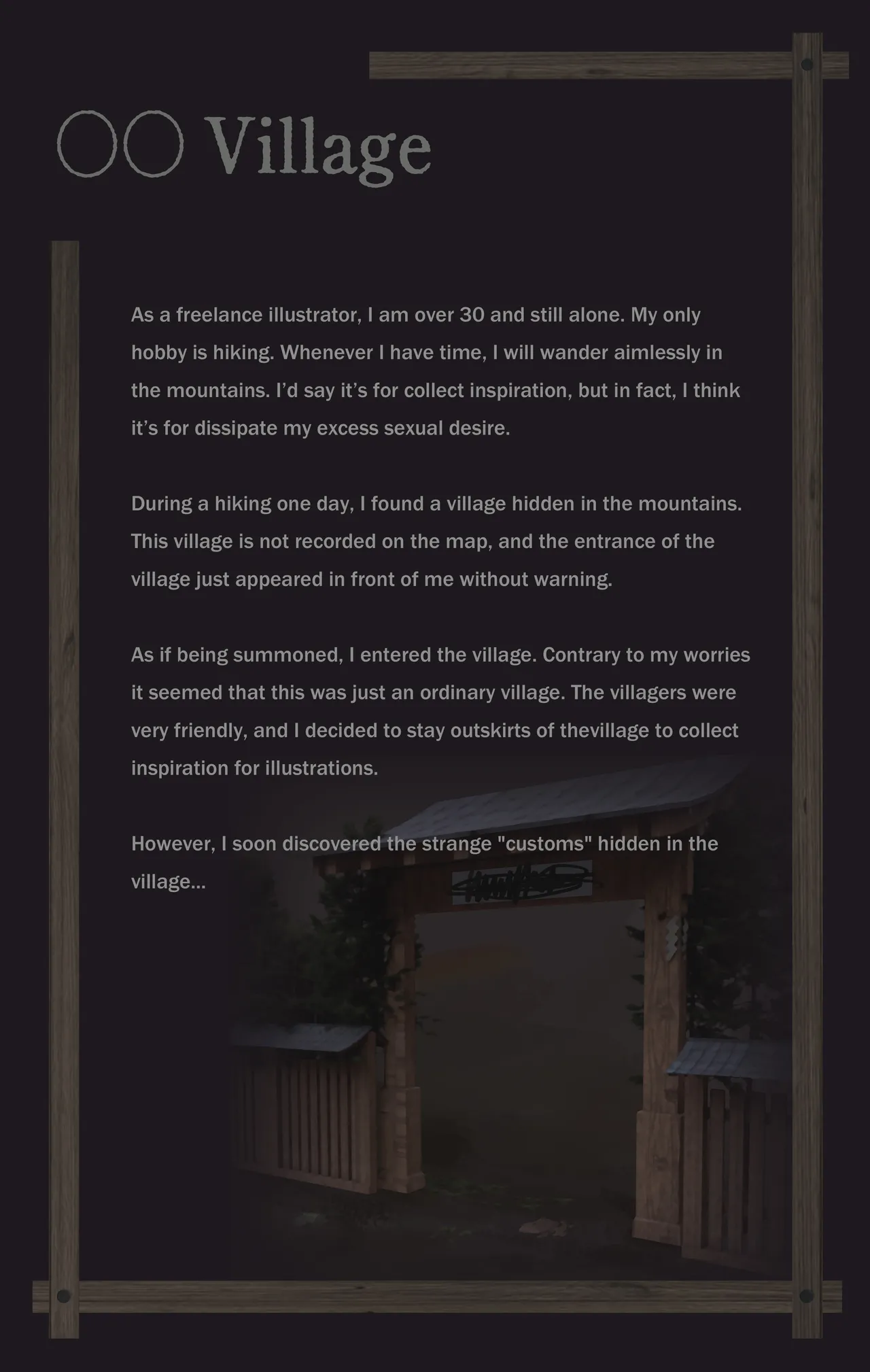 Chronicles Of The Shrine Maiden of XX Village Part 1: The House of Defilement page 3 full