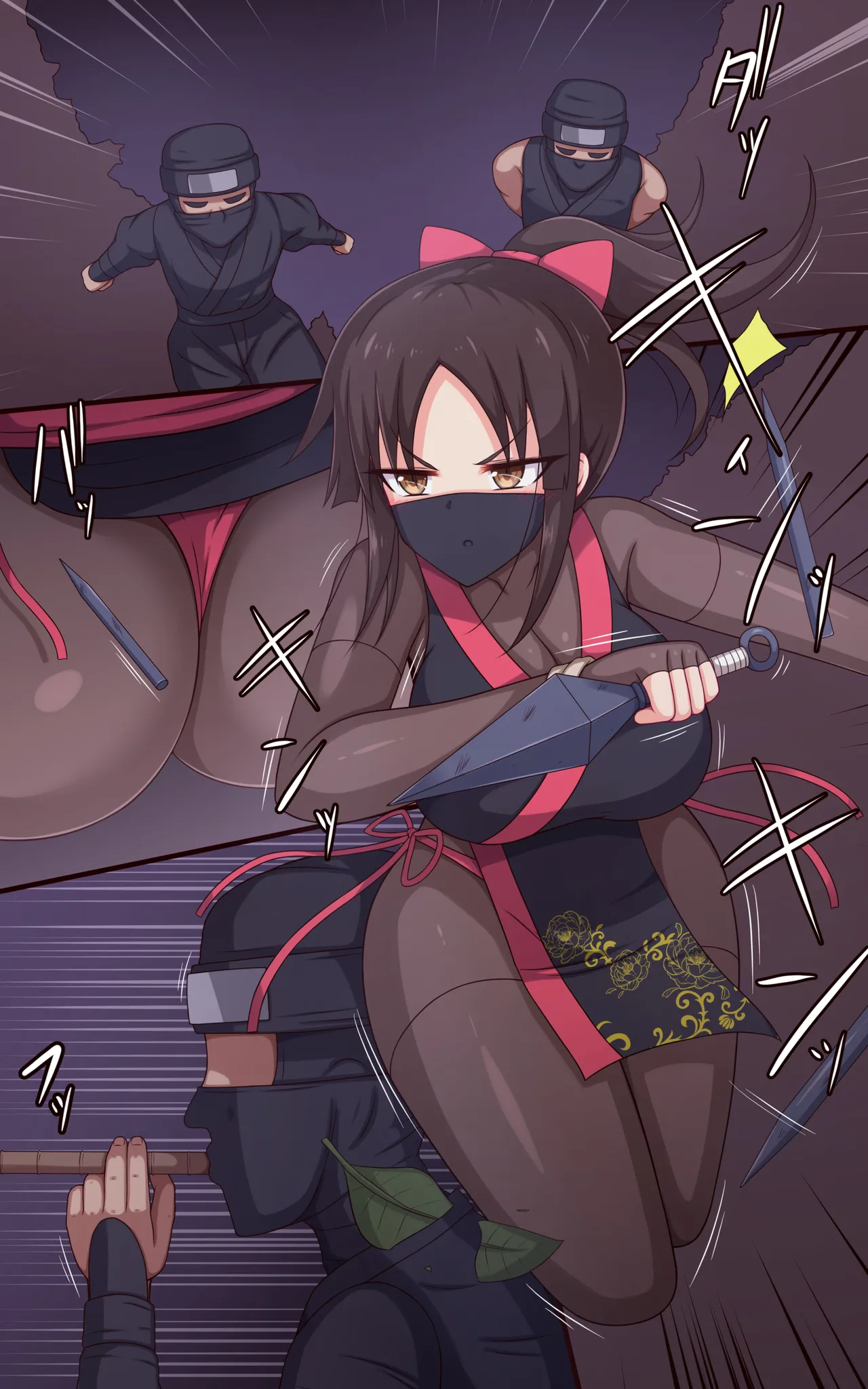 "Cow's Tongue Machine" Kunoichi Tickling Interrogation page 3 full