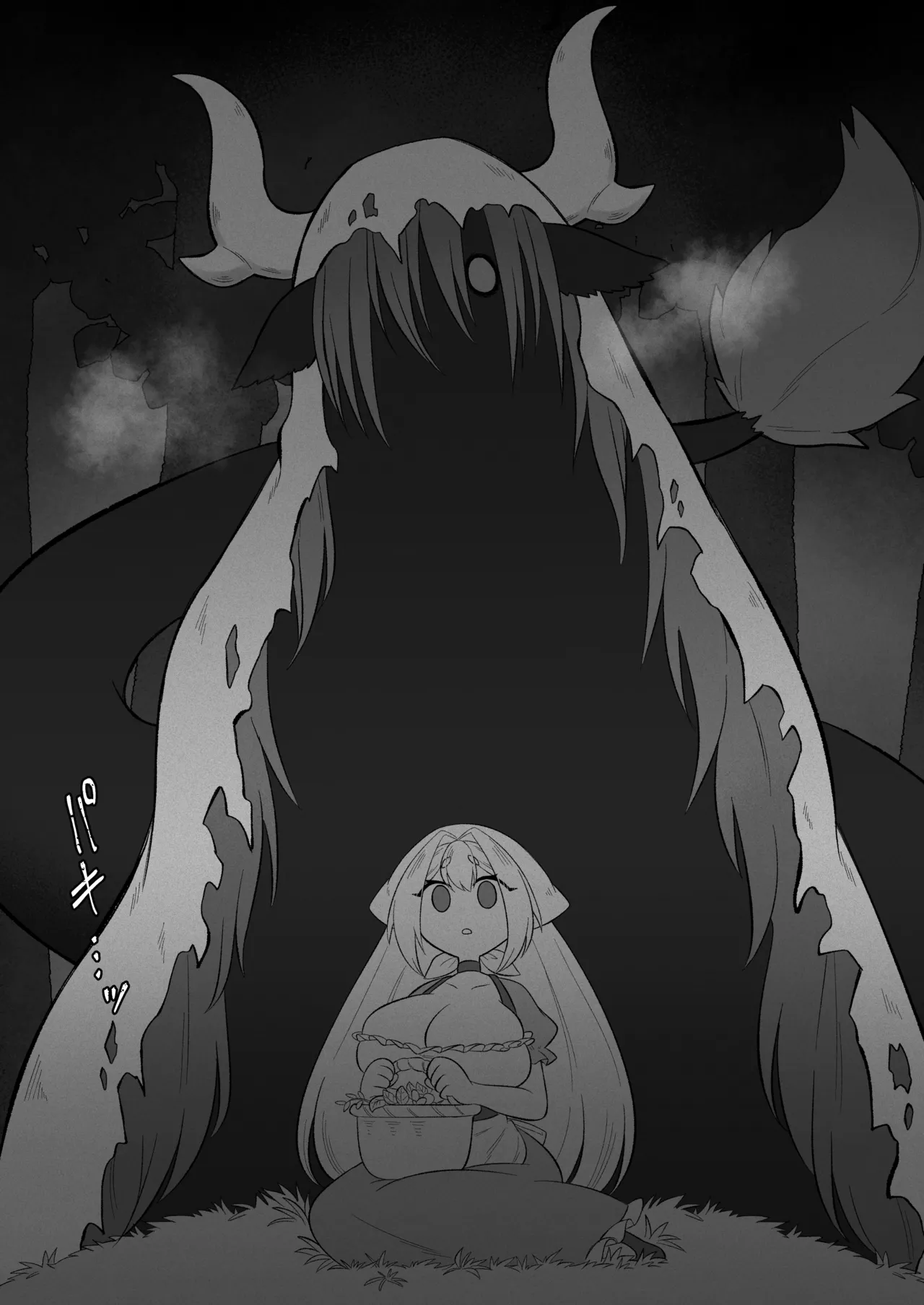 Aru Ni~Tsu mori no naka shokushu no kaibutsu ni tanetsuke kōbi sa reru shōjo no ohanashi page 5 full