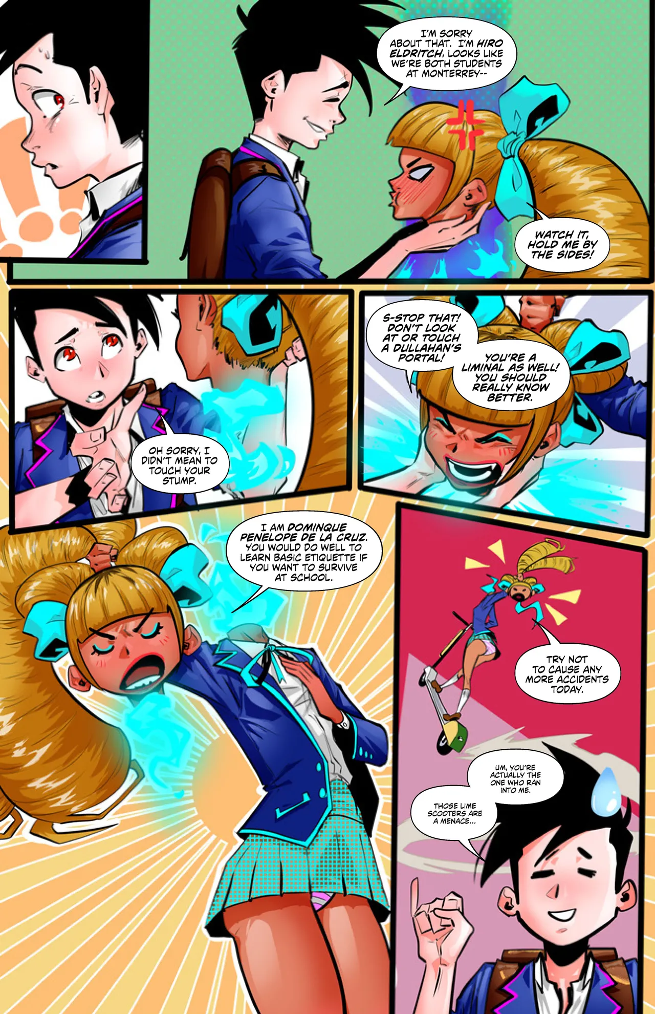 Monster Girl Academy #1 page 6 full