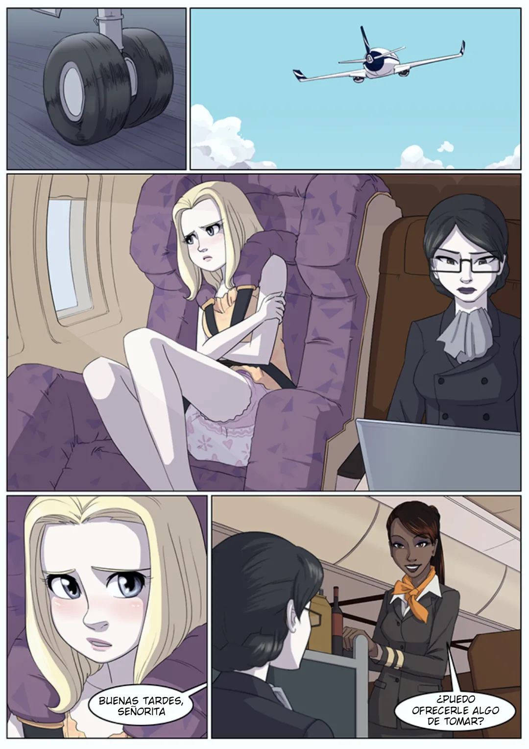 RocketManatee / Mimada en primera clase - COMIC ESPAÑOL page 5 full