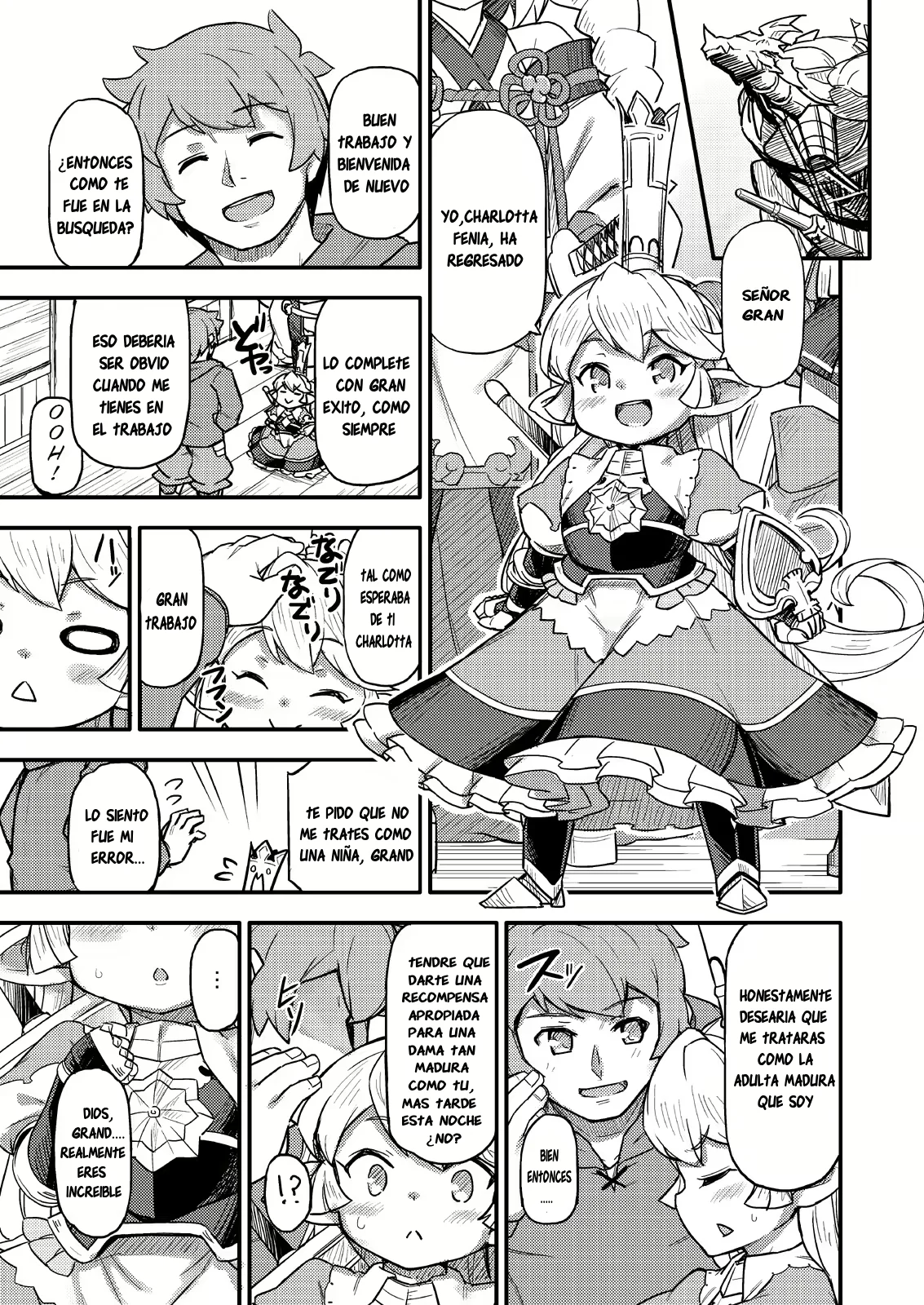 Kishi Danchou wa Amaetai | Consientiendo a la Capitana de los Caballeros page 4 full