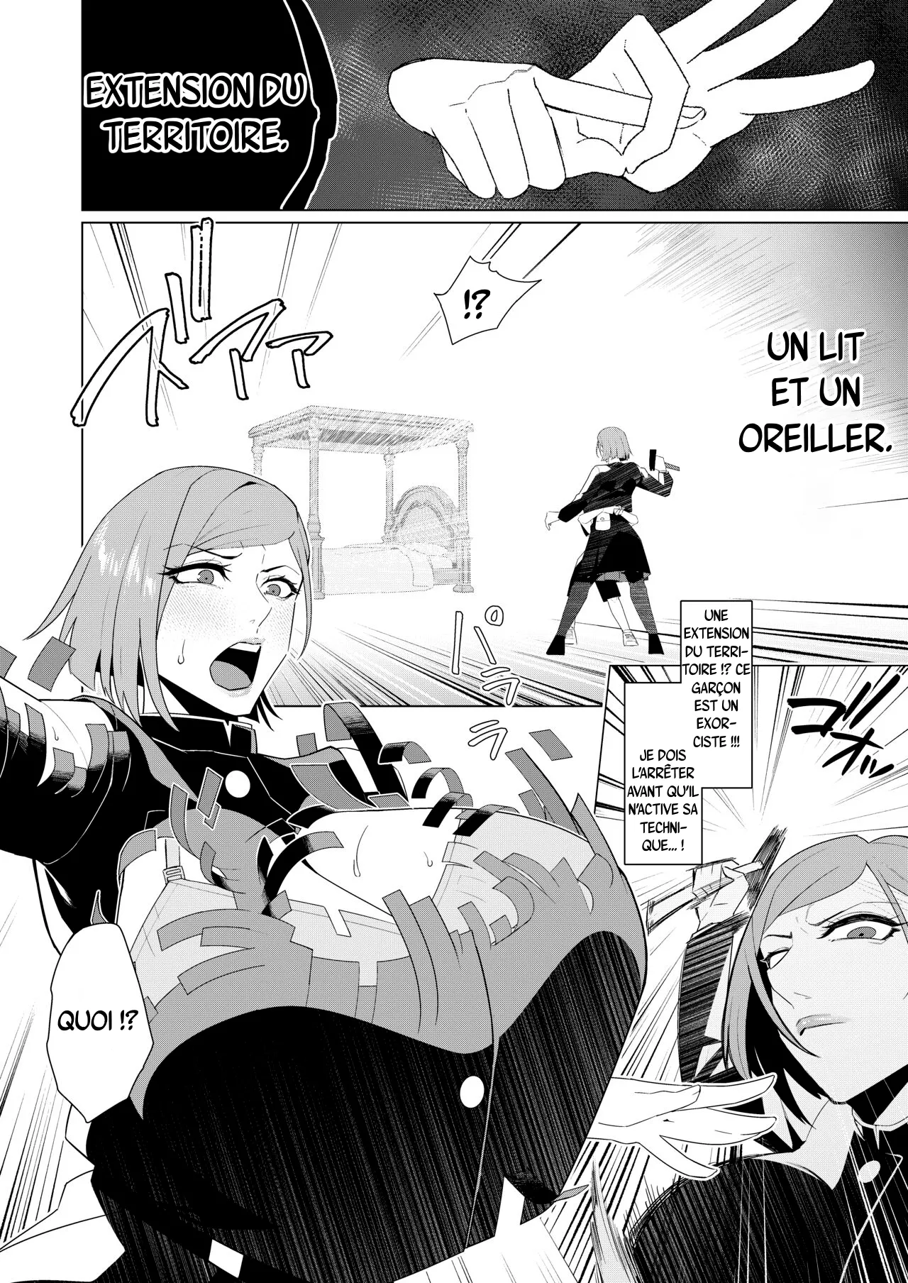 Itte wa Ikenai Ryouiki ni Torawareta Jujutsushi | L’exorciste piégé dans un territoire où jouir est interdit page 3 full