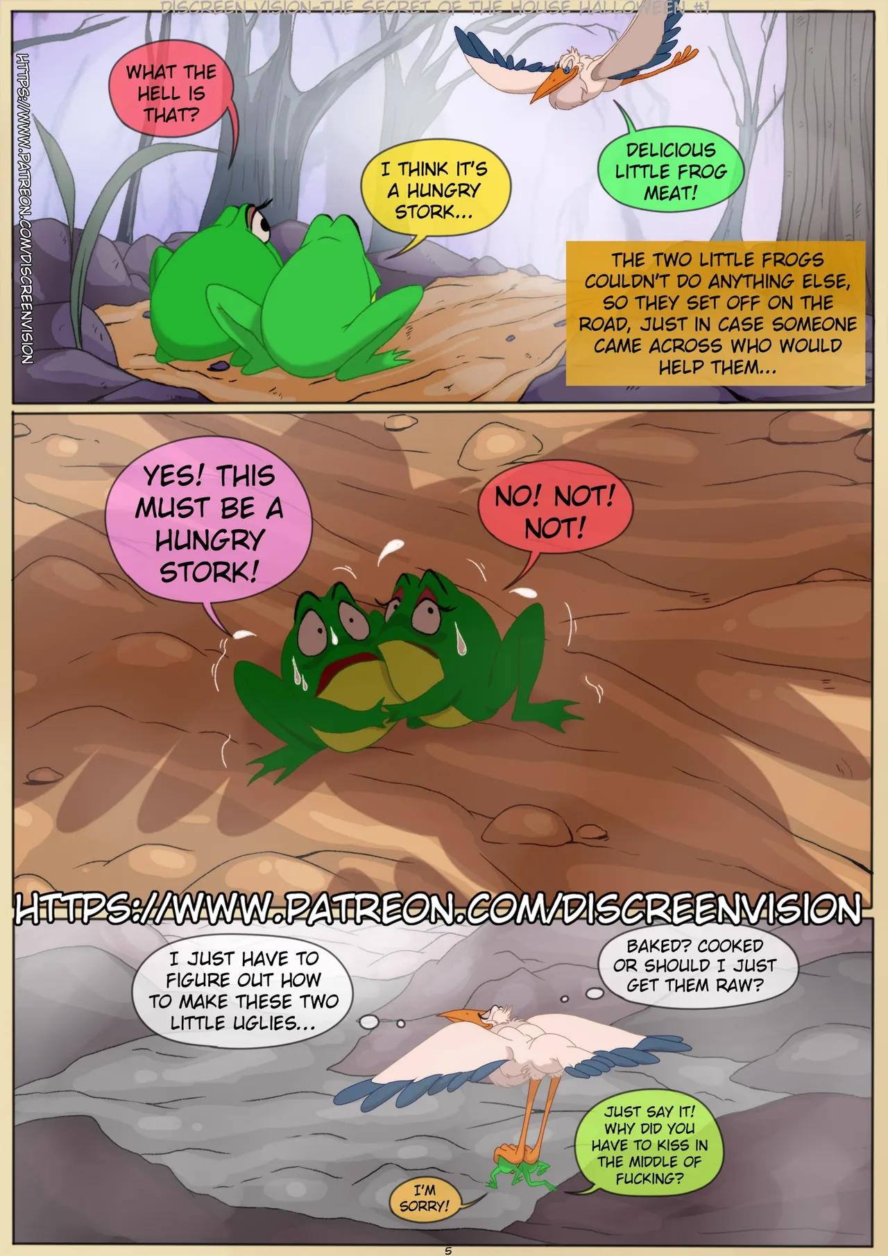 Discreen Vision- Halloween Comic page 5 full