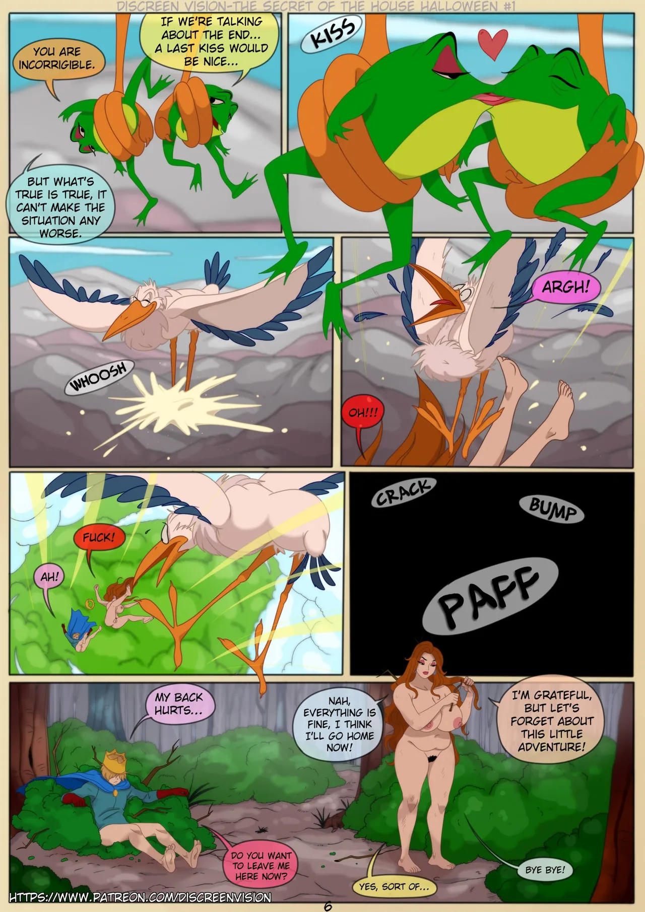 Discreen Vision- Halloween Comic page 6 full