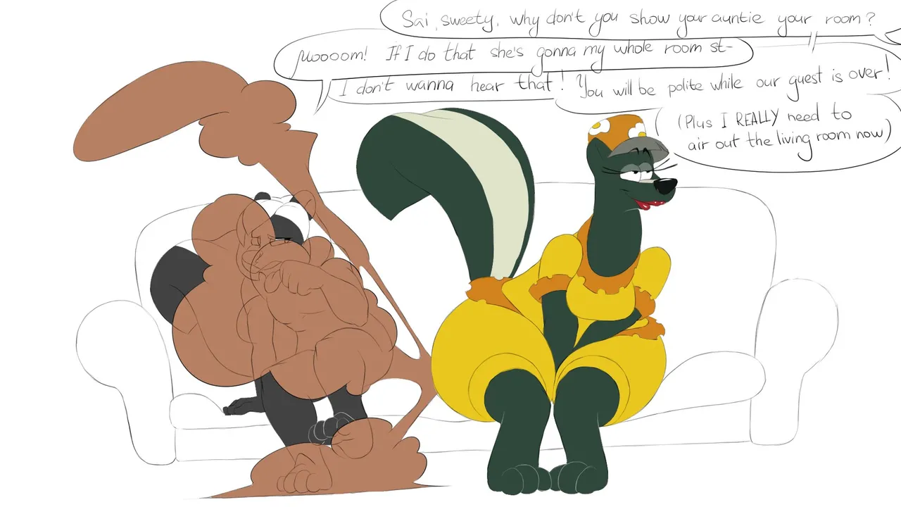 El Brapitto - Skunk Aunt Comes to Vist Chp.1 &amp; 2 page 4 full