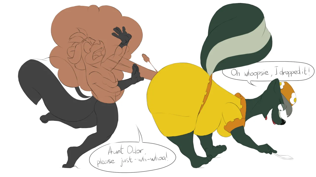 El Brapitto - Skunk Aunt Comes to Vist Chp.1 &amp; 2 page 7 full