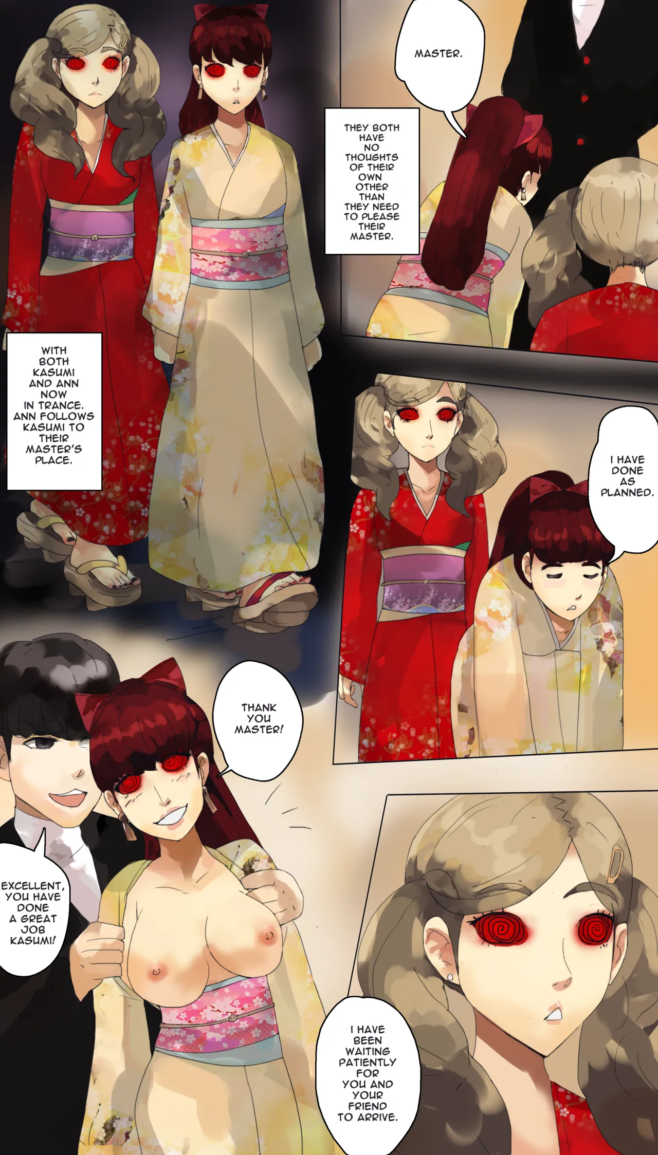 Ann and Kasumi hypnotized page 3 full
