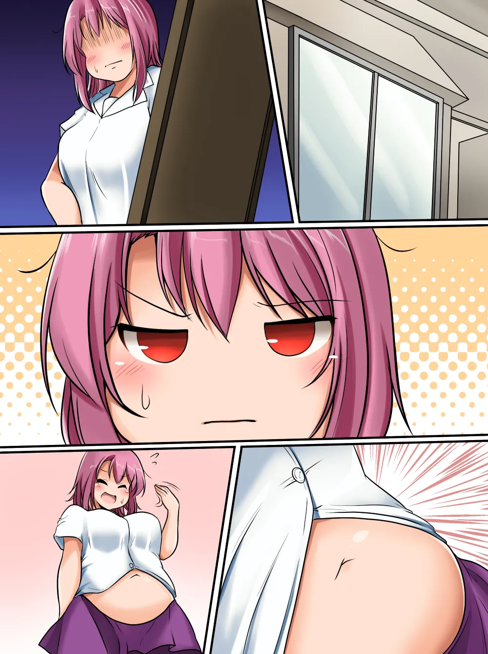 School Girls Weight Gain | 여고생 전학 비만화 만화 page 6 full