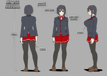 Suzuka Minase's Happy School Life cover