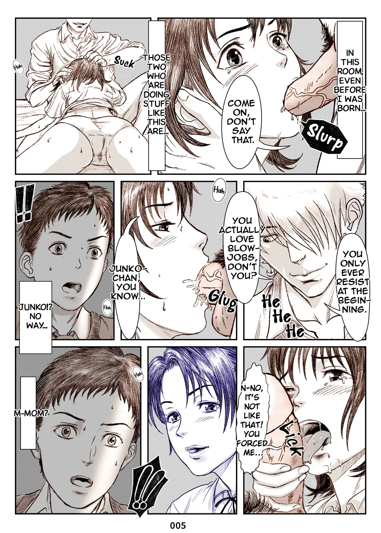 Natsu e no Closet ~Time Slip Haha Netorare~ | Closet to Summer ~Time Slip Mother Netorare~ page 5 full