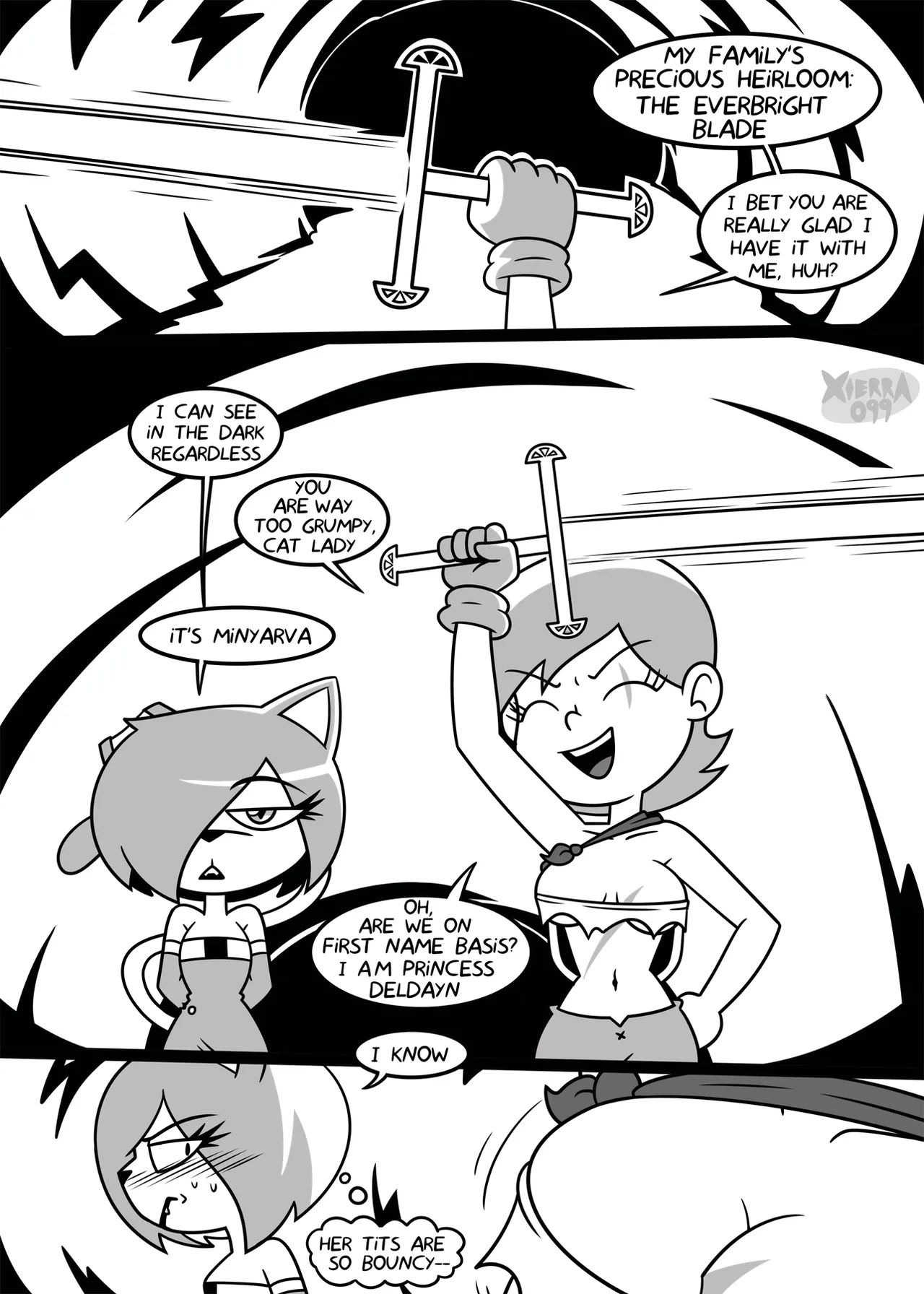 Minyarva: Runaway and Hunter page 8 full