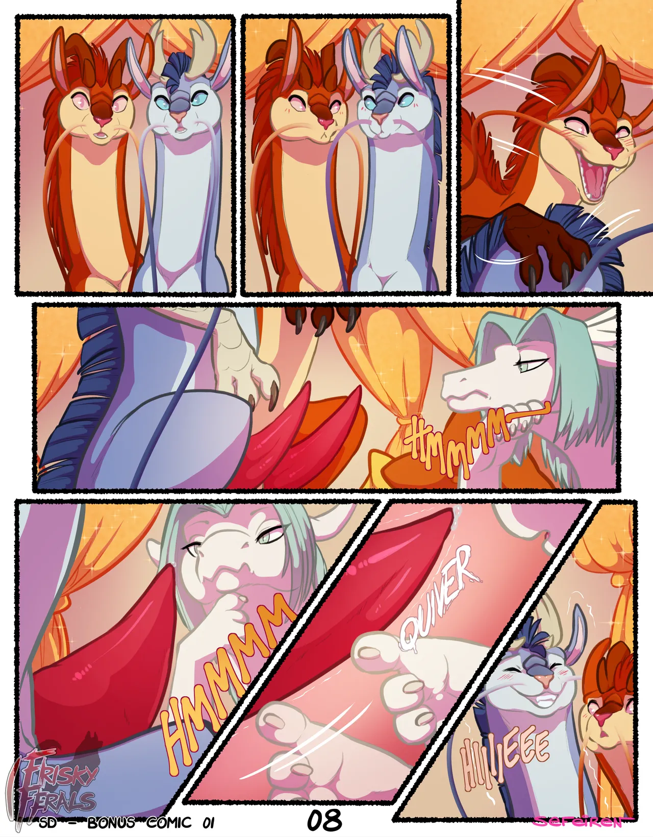 Frisky Ferals - Something Different Bonus Comic page 7 full