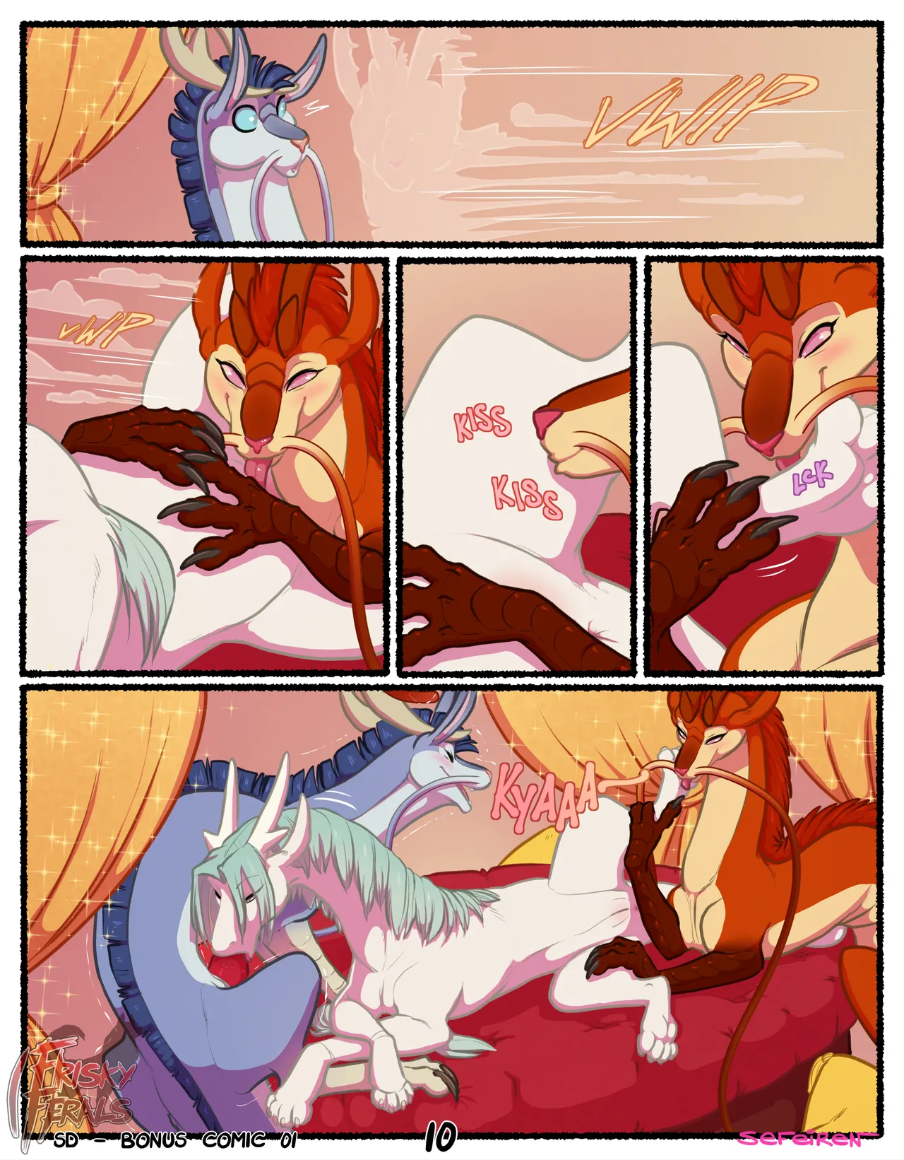 Frisky Ferals - Something Different Bonus Comic page 9 full