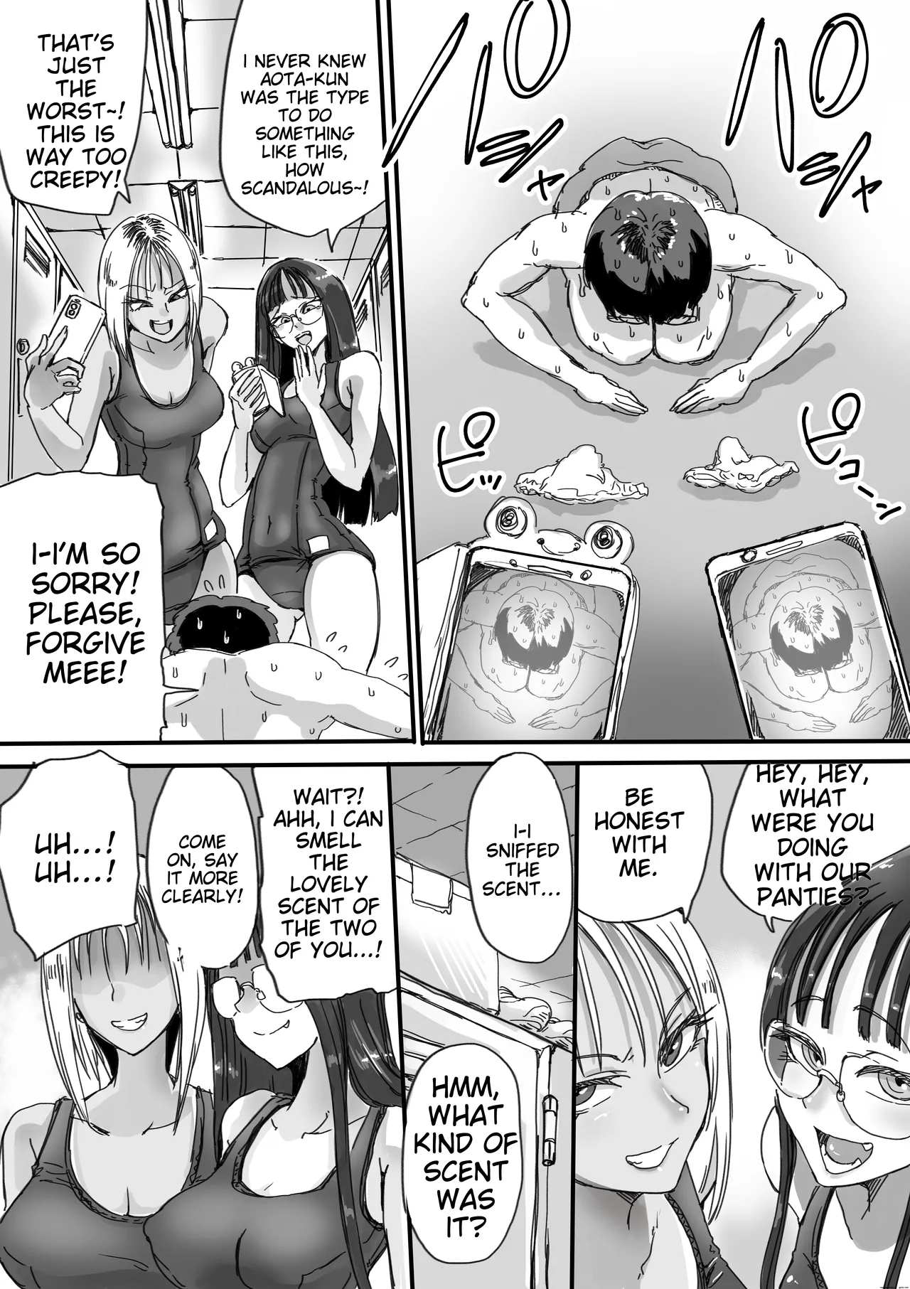 Sukumizu Bitch!! Joshi Kouishitsu de Doutei Gui | School Swimsuit Bitch! Deflowering Virgins in the Girls' Locker Room page 7 full