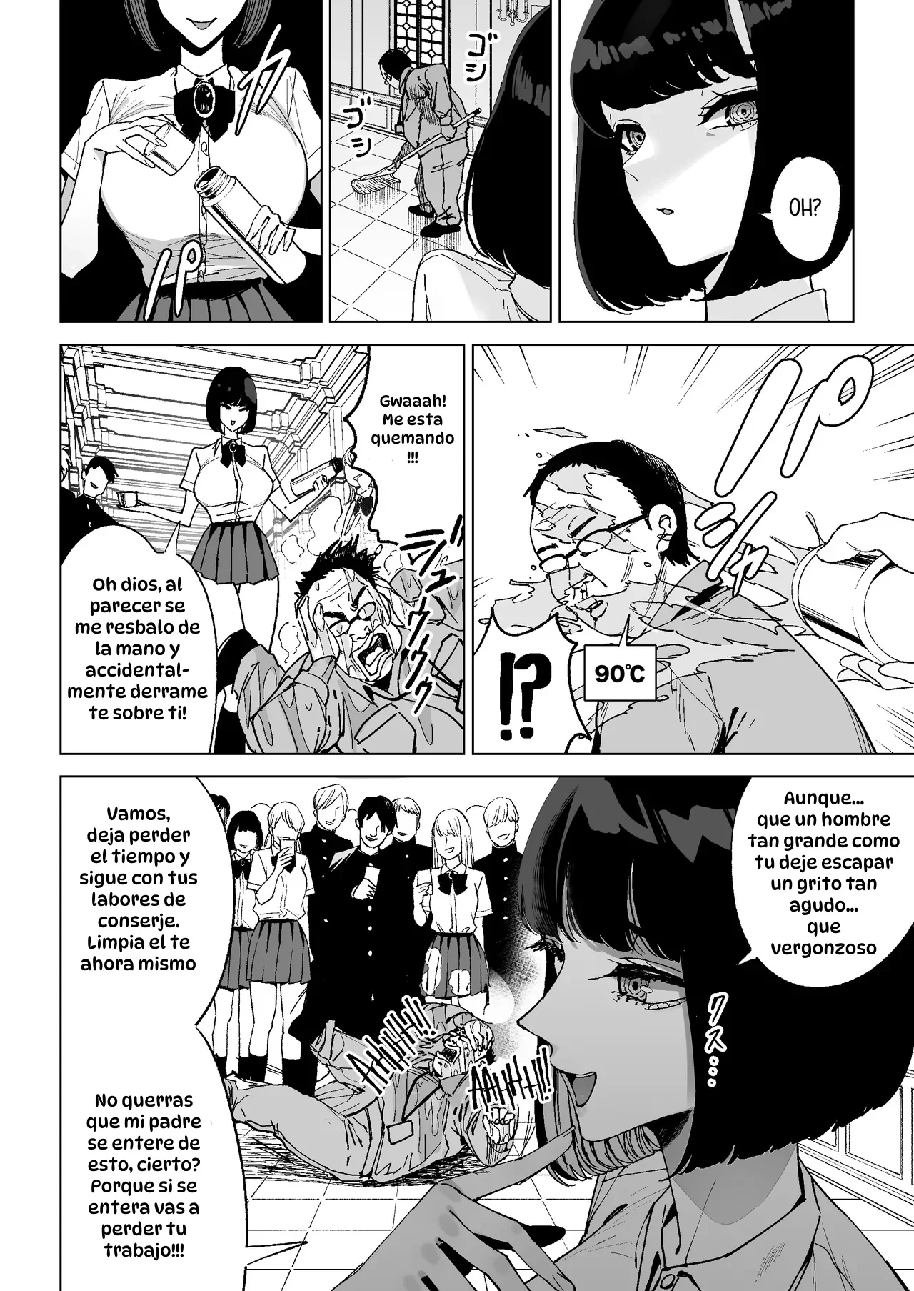 Reijou Saimin ~Seikaku Kuzu no S-kyuu Ojou-sama o Kimo Oyaji ga Kanzen Shihai~｜Hipnosis de la Jovencita de Alta Cuna ~Una Señorita de Rango S con una Horrible Personalidad es Dominada por un Viejo Repugnante~ page 4 full