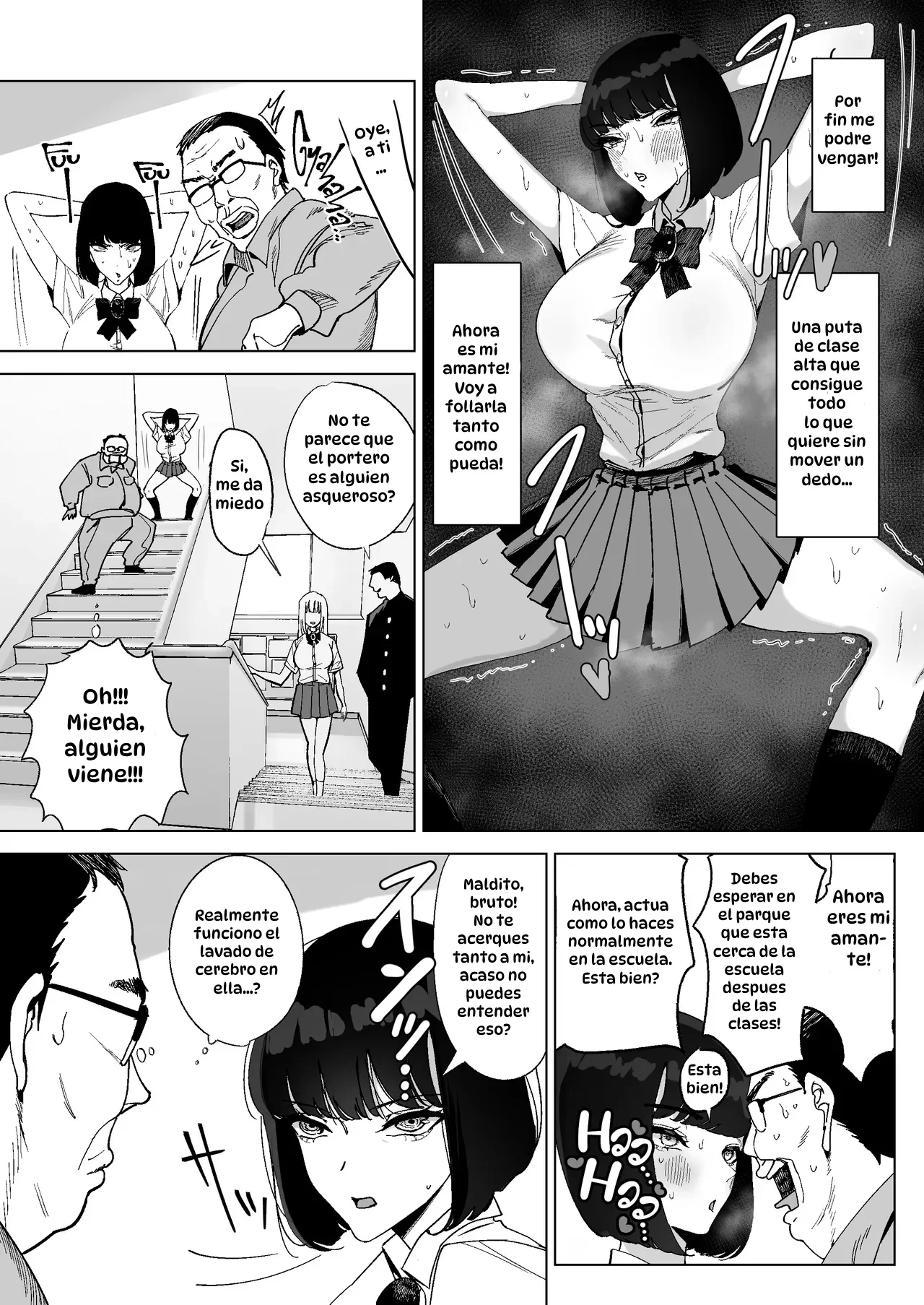 Reijou Saimin ~Seikaku Kuzu no S-kyuu Ojou-sama o Kimo Oyaji ga Kanzen Shihai~｜Hipnosis de la Jovencita de Alta Cuna ~Una Señorita de Rango S con una Horrible Personalidad es Dominada por un Viejo Repugnante~ page 9 full