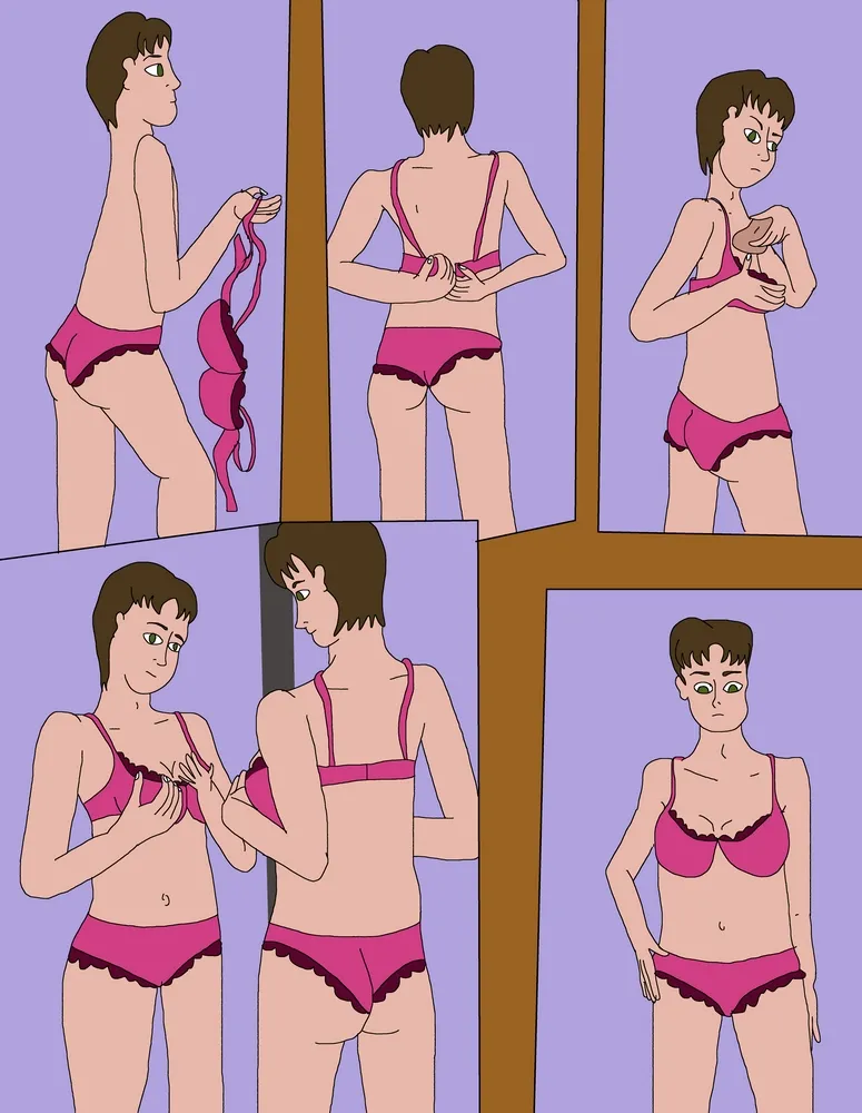 Crossdresser for a Date page 4 full