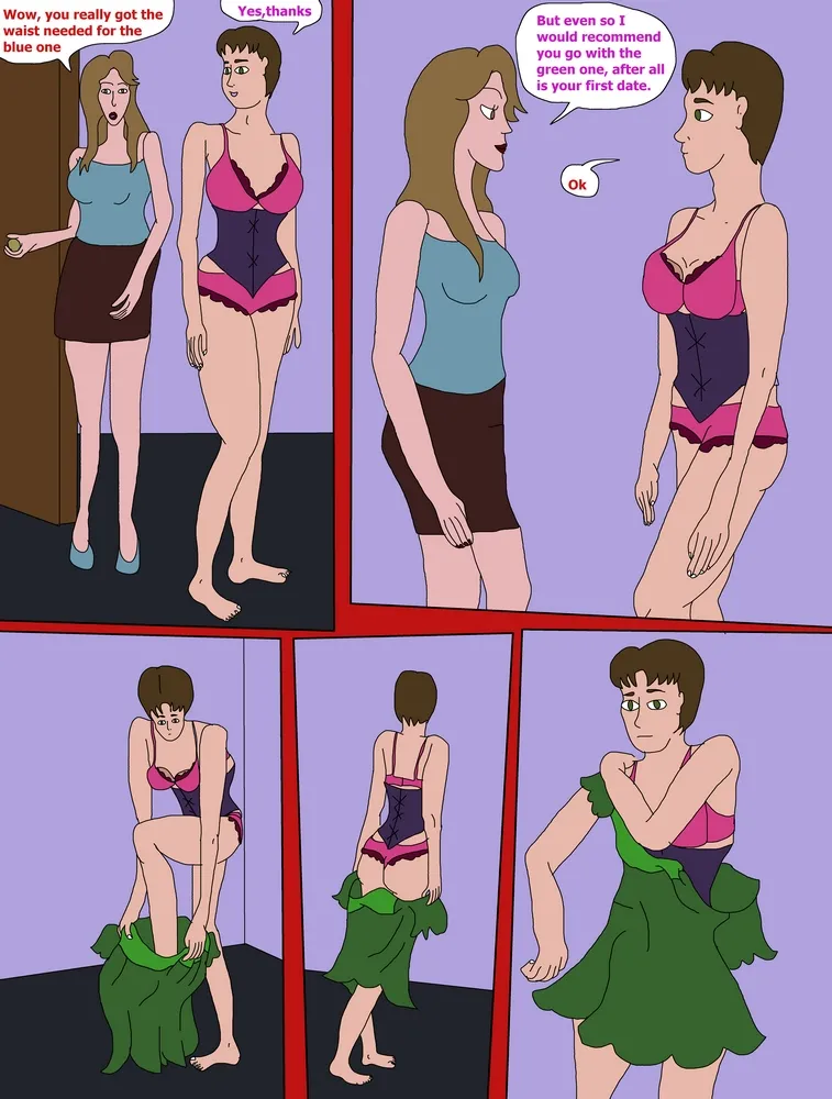 Crossdresser for a Date page 6 full