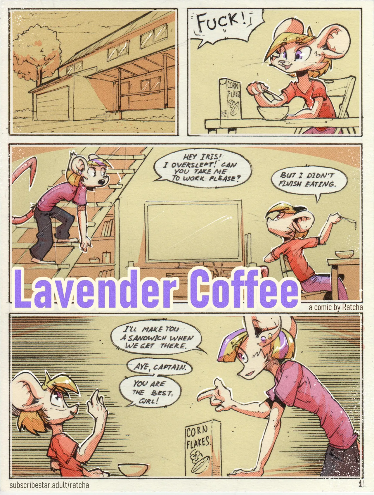 Lavender Coffee page 1 full
