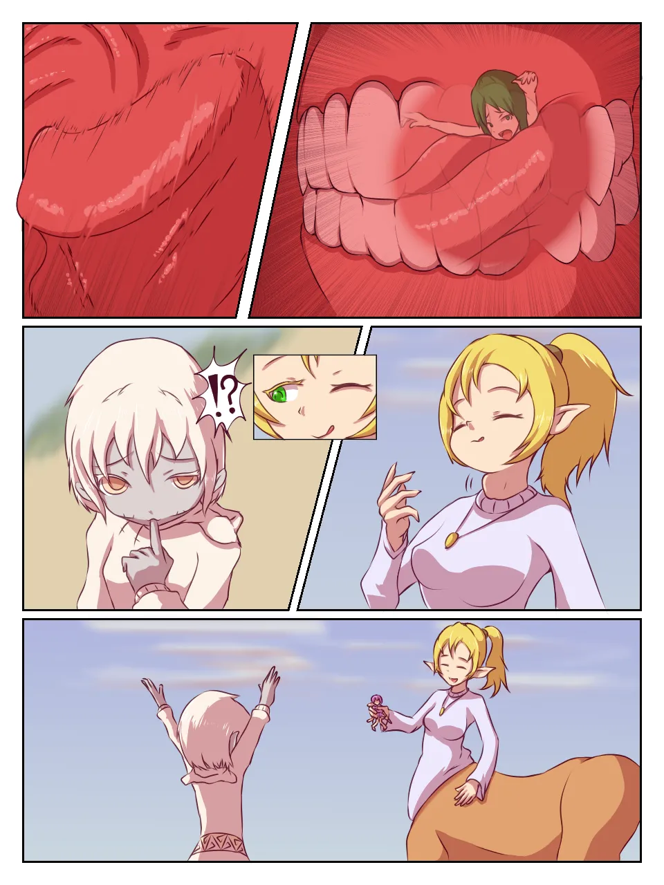 Monsutā musume to yōsei-san page 3 full