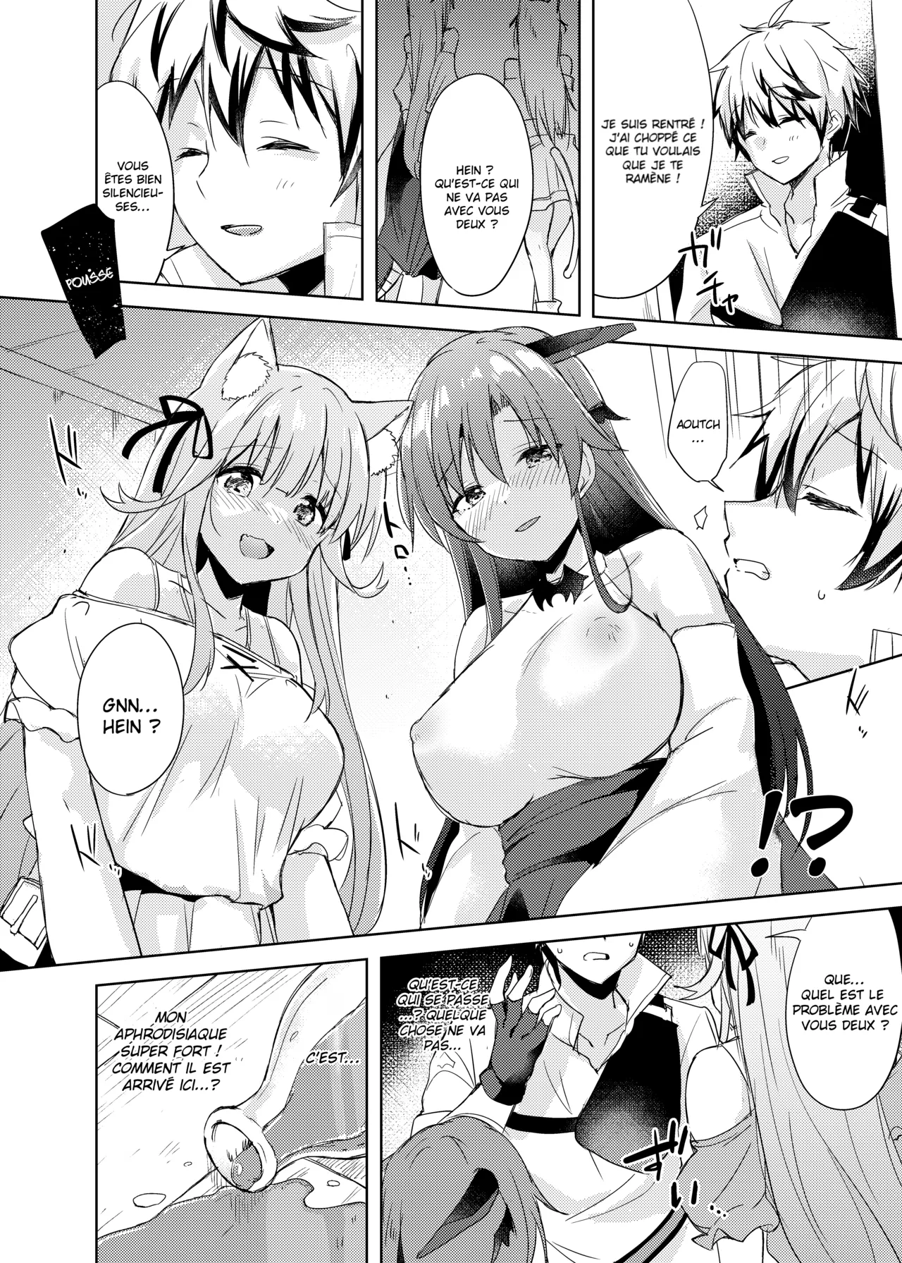 Saikyoushu no Futari ga Nanika Ayashii Potion de Ecchi ni Nacchatta | Les deux races les plus fortes de leur monde se déchainent après avoir bu une potion louche page 7 full