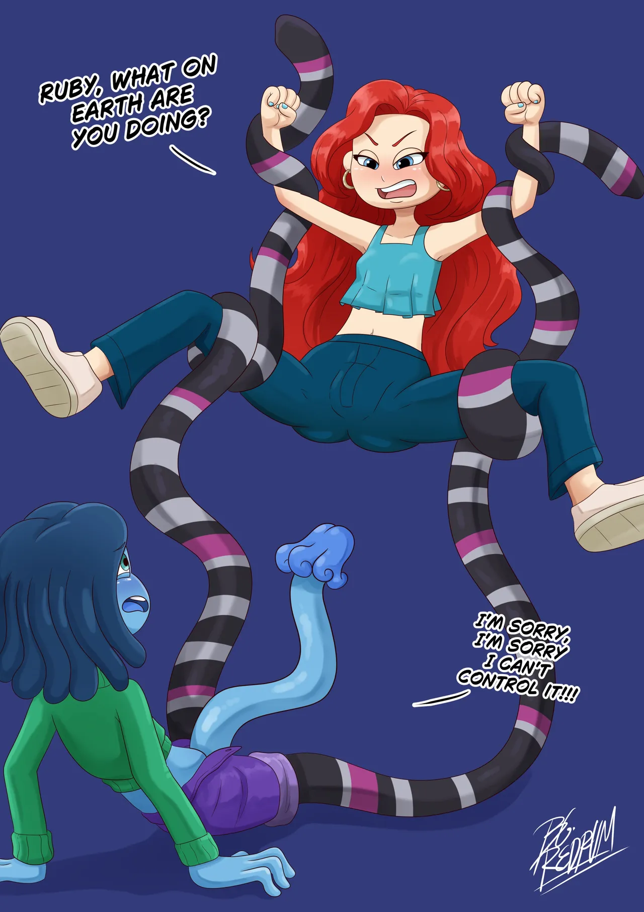 Ruby can't control it page 1 full