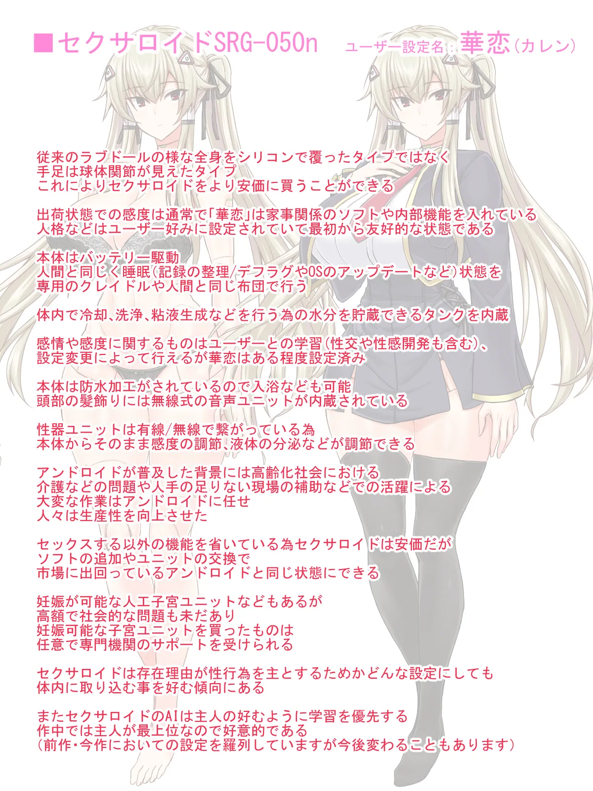 セクサロイドの居る性活 華恋との性活編 page 2 full