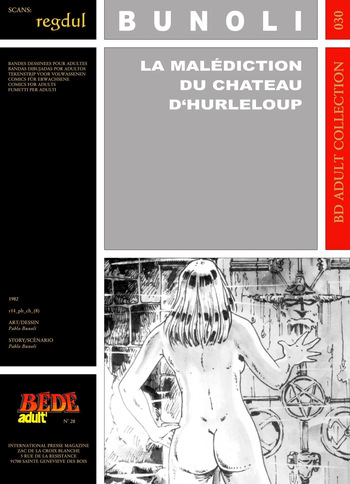 Pablo Bunoli - La malediction de chateau D'Hurleloup cover